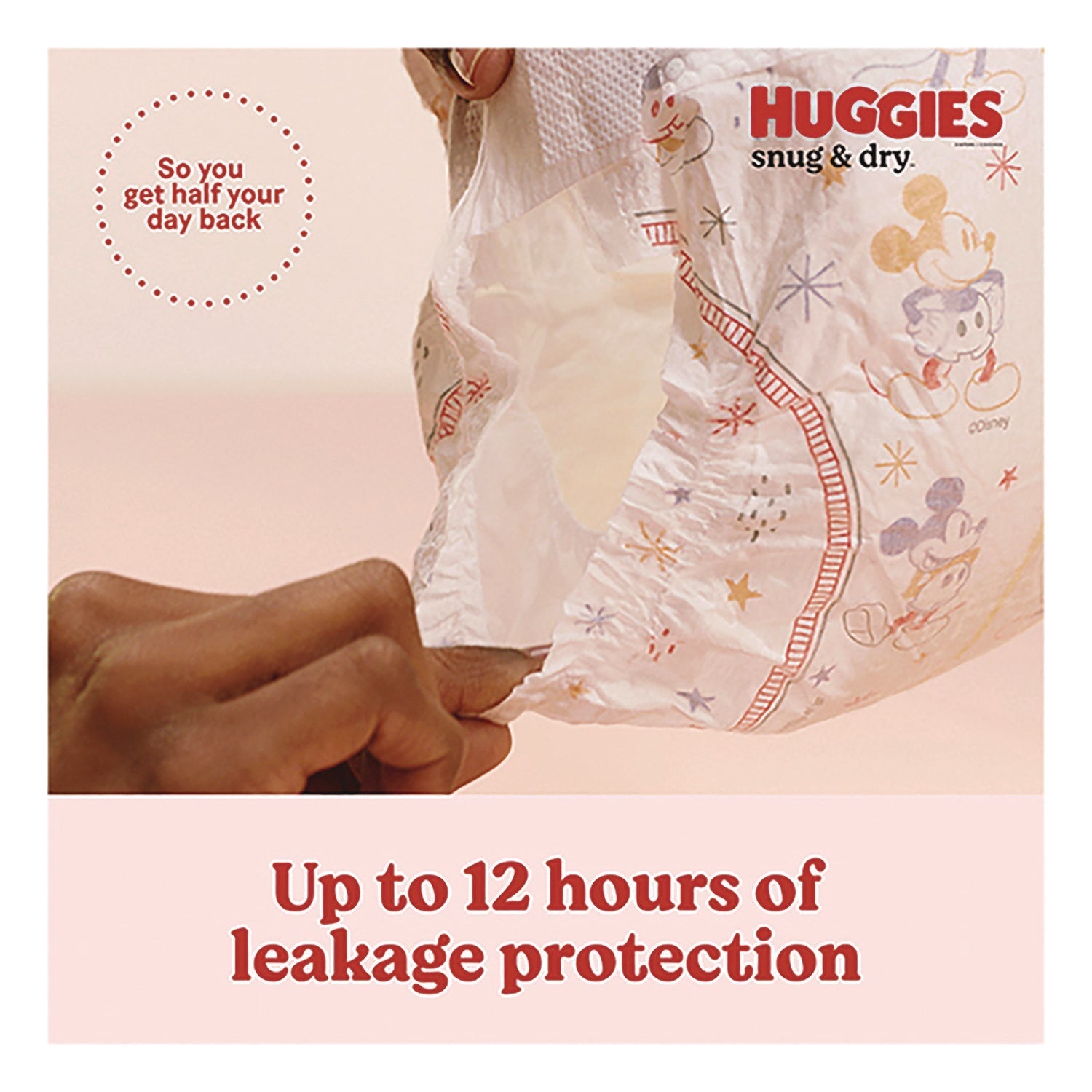 Huggies® Snug and Dry Diapers, Size 3, 16 lbs to 28 lbs, 168/Carton