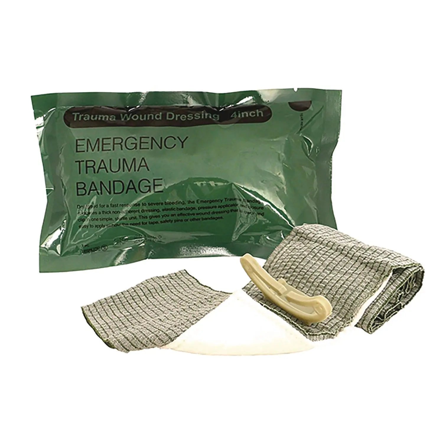 First Aid Only™ Emergency Trauma Bandage, Fabric, 4" Wide - Bloom Skins