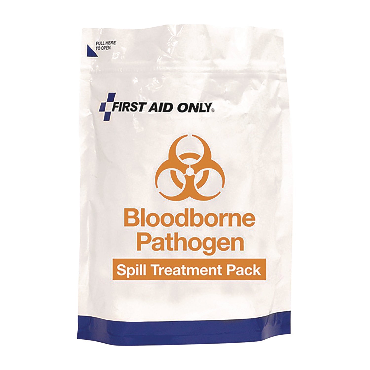 First Aid Only™ 15-Piece Blood-Borne Pathogen Treatment Pack, 15 Pieces, Resealable Plastic Bag