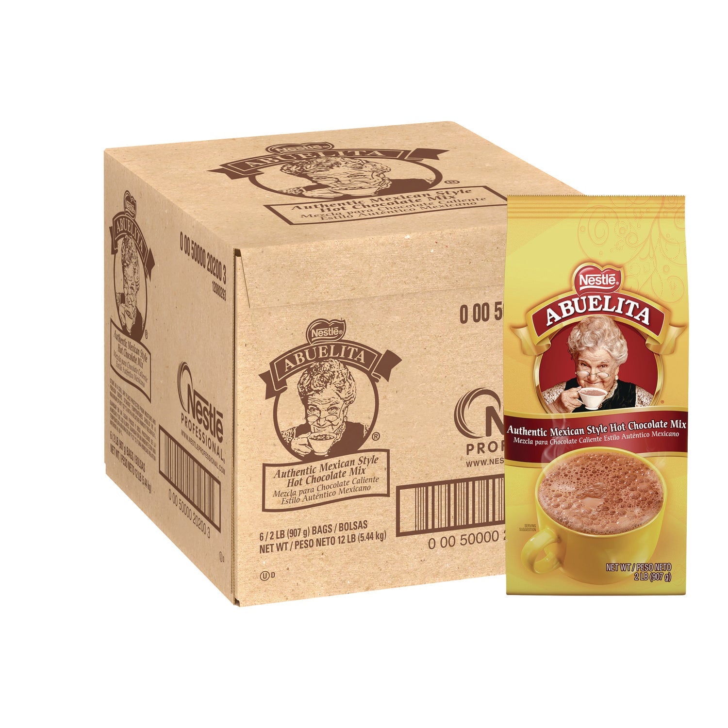Nestlé® Mexican Style Hot Cocoa, Authentic Mexican Style, 2 lb Pouch, 6/Carton - Bloom Skins
