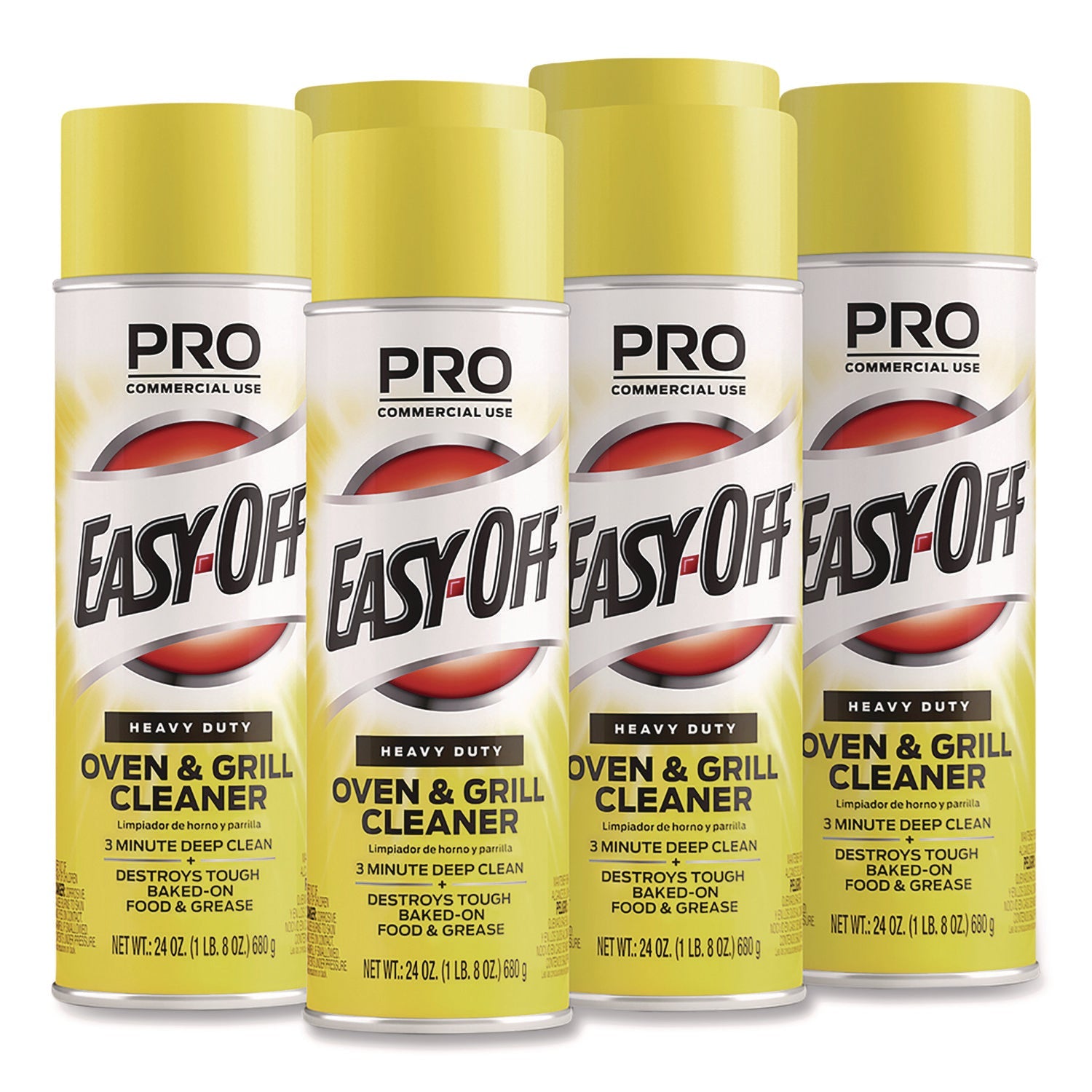 Professional EASY-OFF® Oven And Grill Cleaner, 24 Oz Aerosol, 6/carton