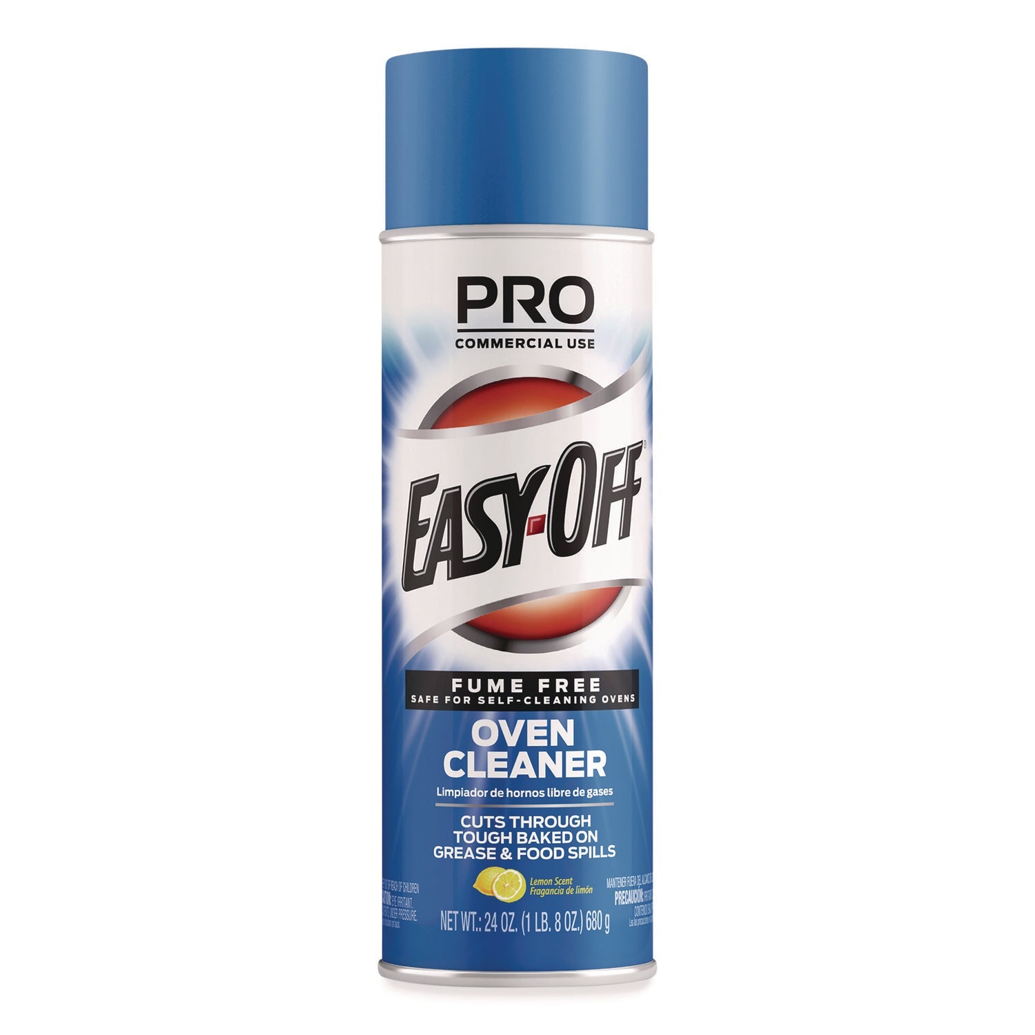 Professional EASY-OFF® Fume-Free Max Oven Cleaner, Foam, Lemon, 24 oz Aerosol Spray