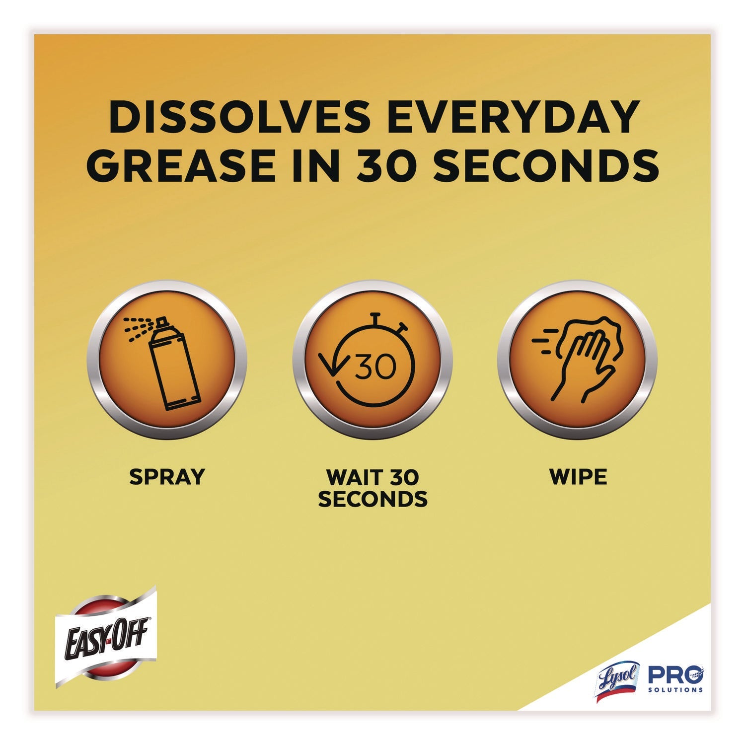 Professional EASY-OFF® Fume-Free Max Oven Cleaner, Foam, Lemon, 24 oz Aerosol Spray