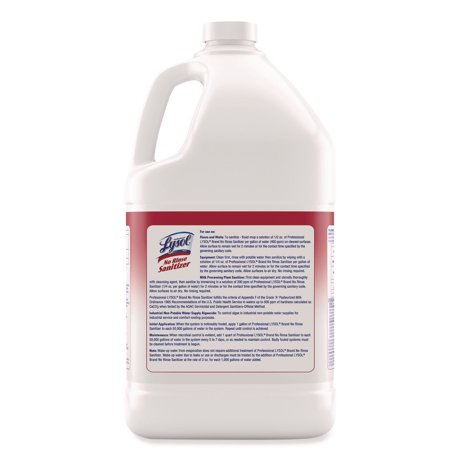 Professional LYSOL® Brand No Rinse Sanitizer Concentrate, 1 Gal Bottle, 4/carton