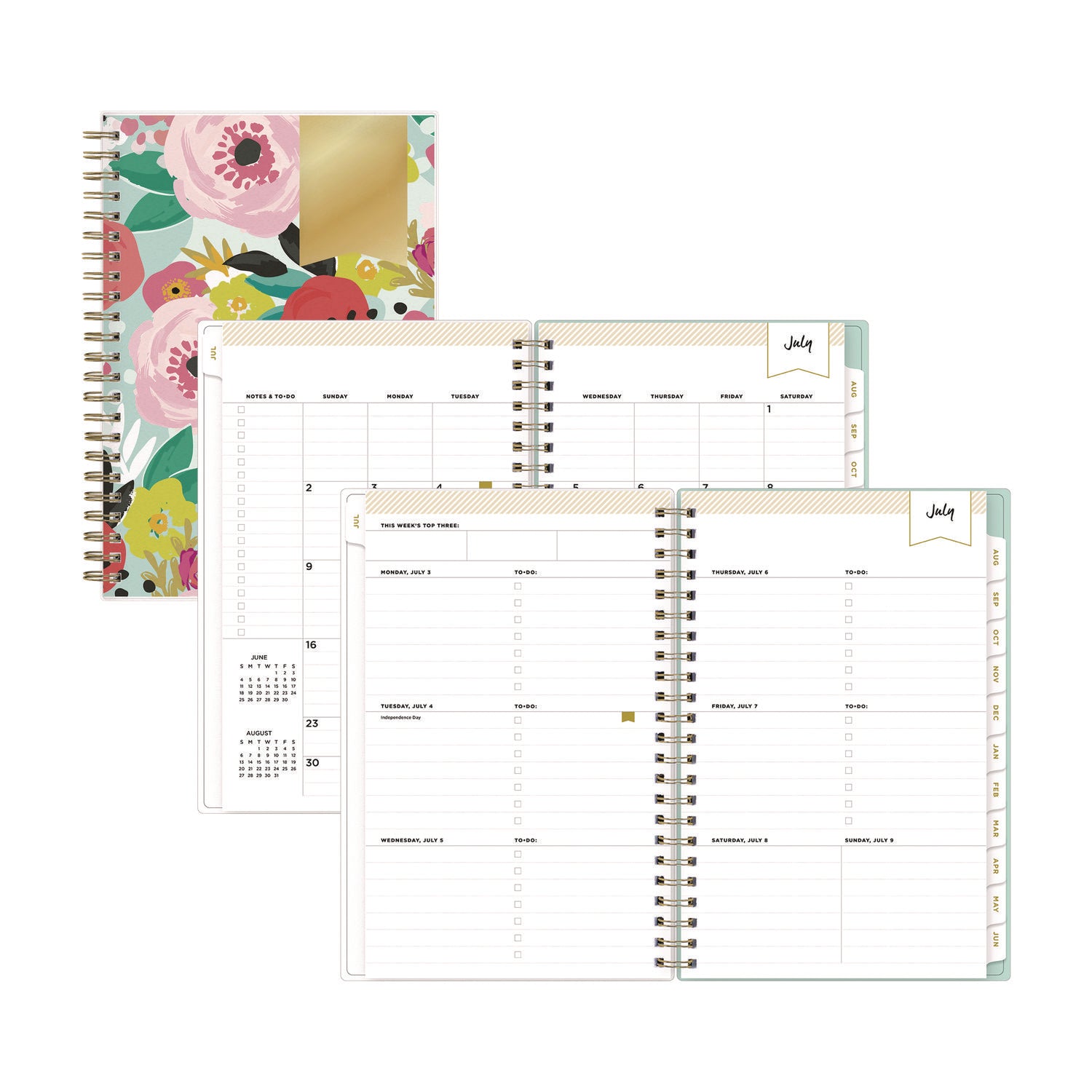 Academic Weekly/Monthly Planner | 2024-2025, Blue Sky®