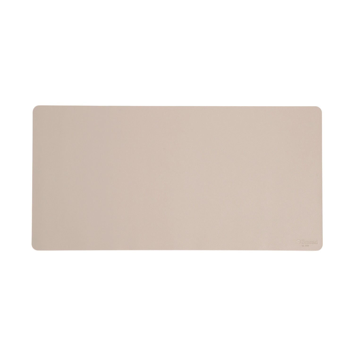 Smead Vegan Leather Desk Pads, 31.5 x 15.7, SandStone