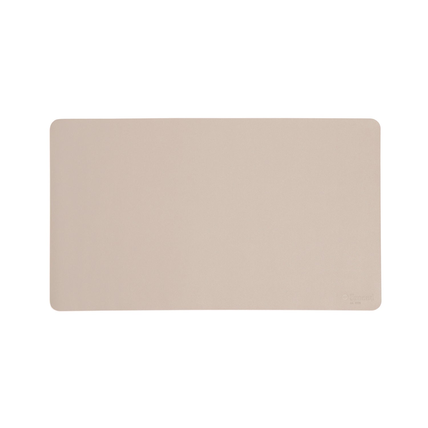 Smead Vegan Leather Desk Pads, 23.6 x 13.7, SandStone