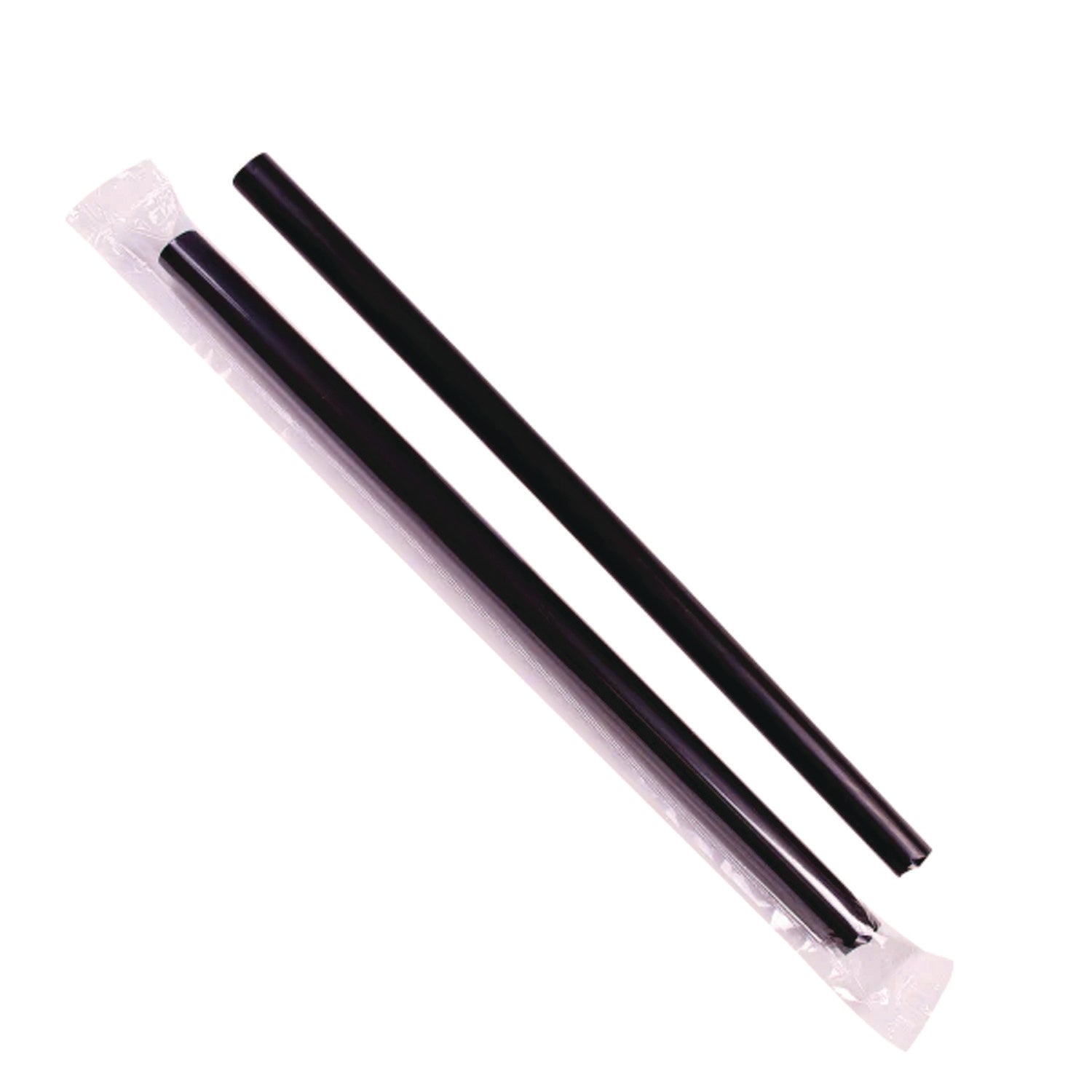 Karat® Boba Straws, 9", Black, 1,600/Carton - Bloom Skins