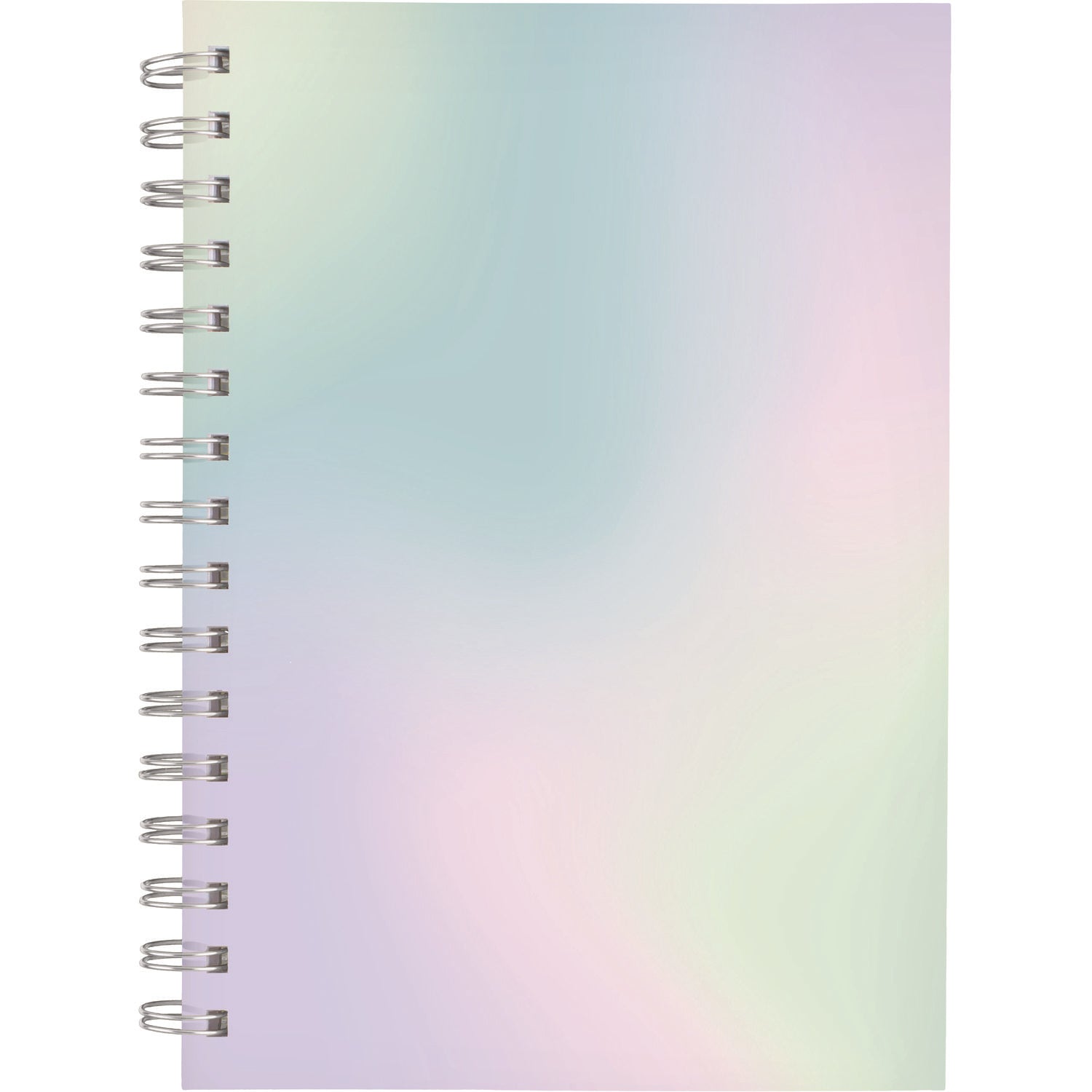 Cambridge® Ombre Weekly/Monthly Planner, Colorful Cloud Artwork, 8.5" x 6.38", Multicolor Cover, 12-Month (Jan to Dec): 2025