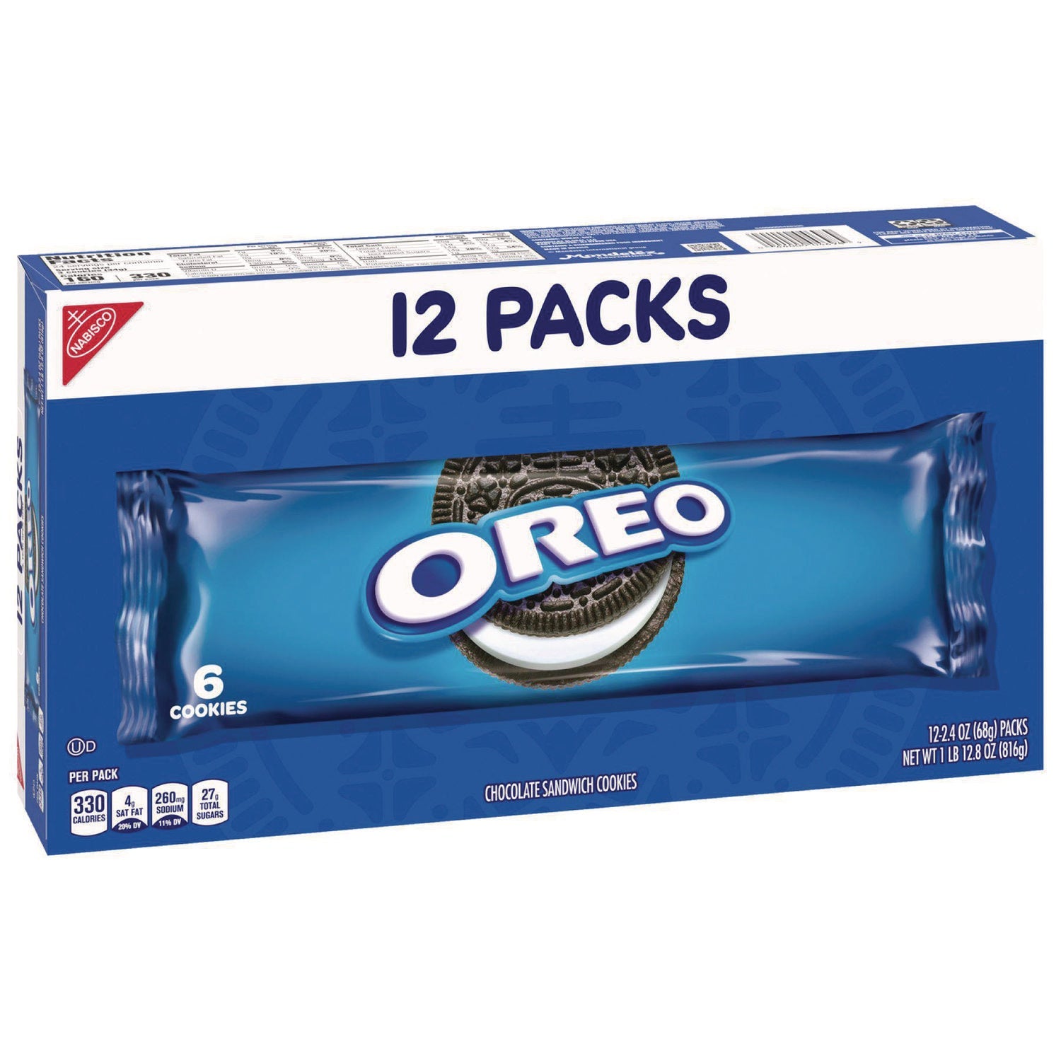 Oreo Cookies | Nabisco® 2.4 Oz Single Serve 12-Box