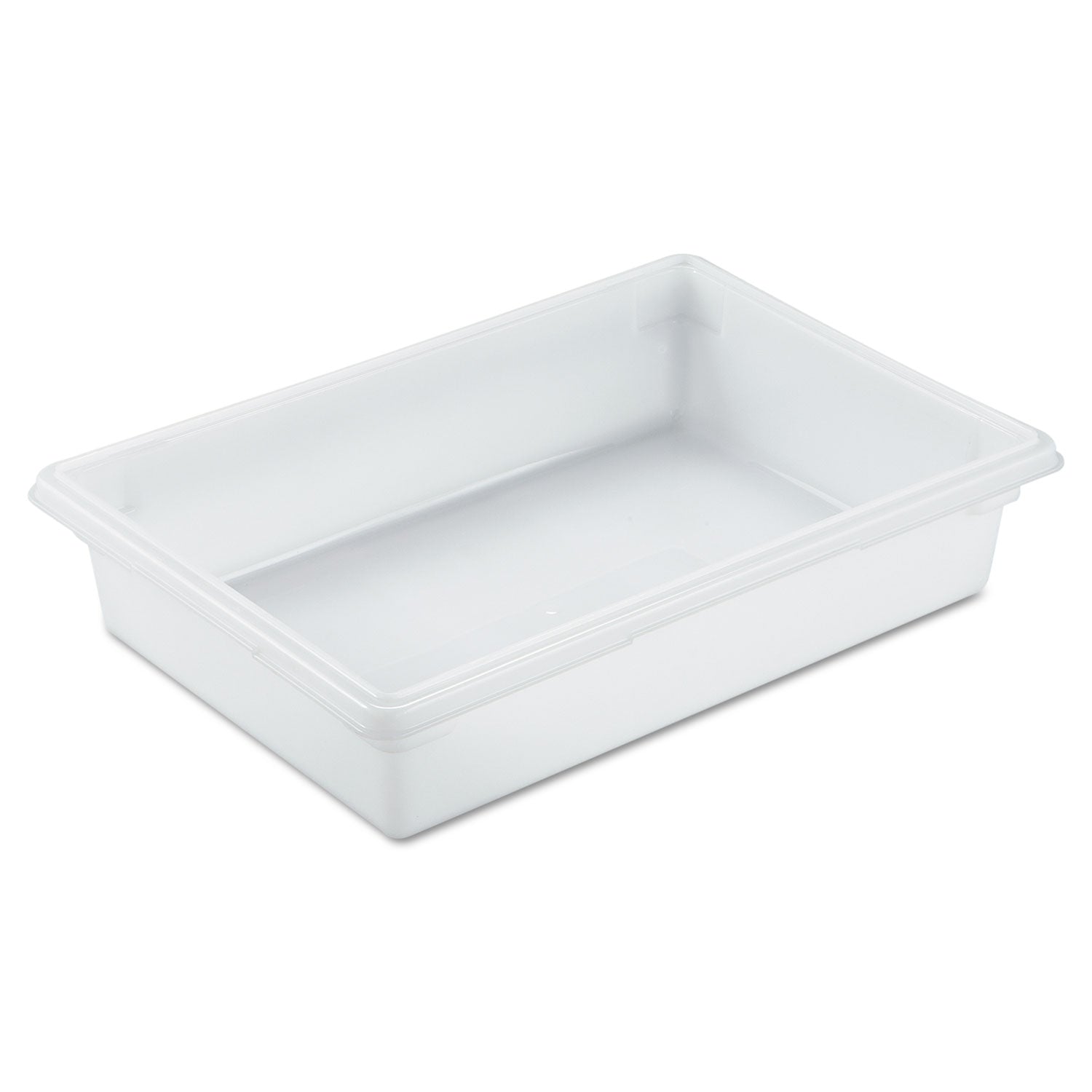 Rubbermaid® Commercial Food/Tote Boxes, 8.5 gal, 26 x 18 x 6, White, Plastic