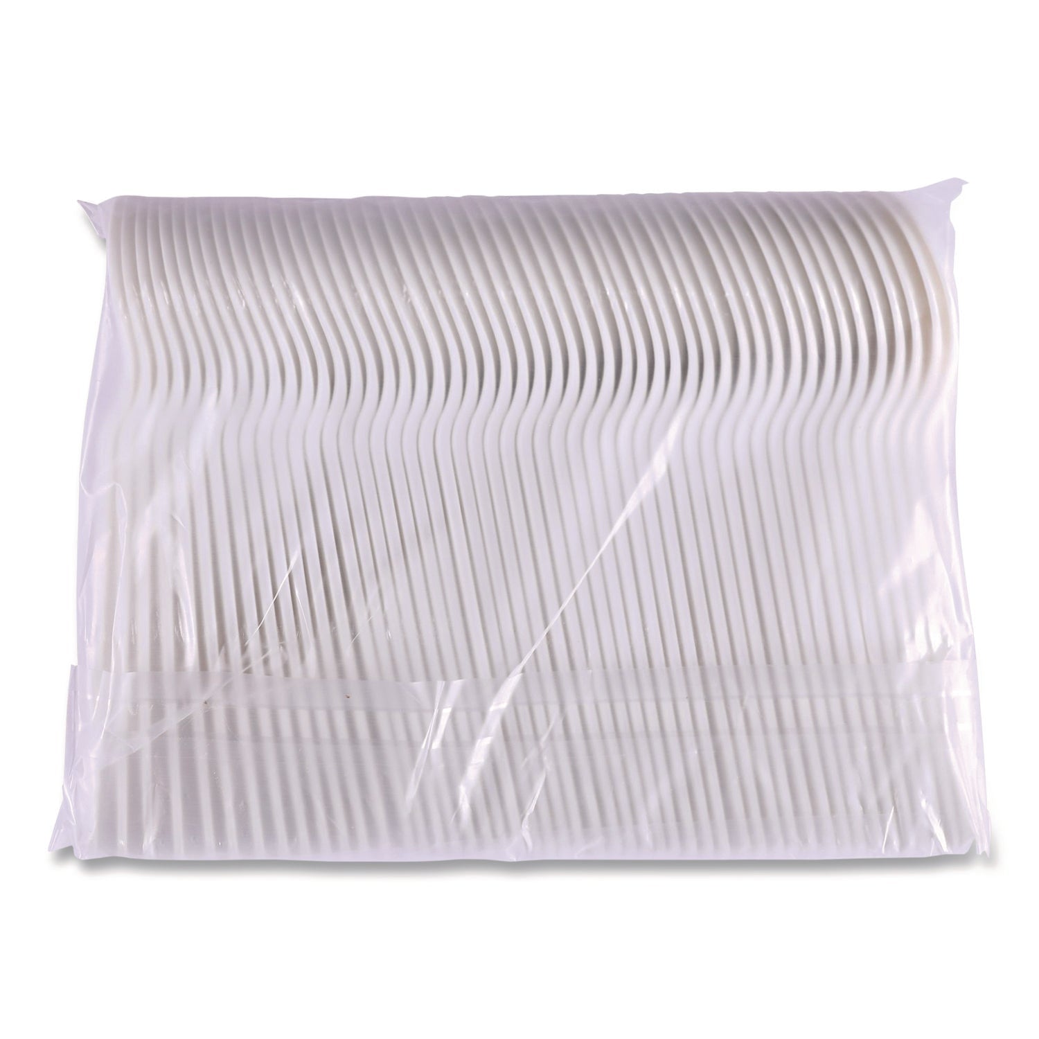 Eco-Products® Plantware Compostable Soup Spoon, Heavyweight, Plastic, White, 50/Pack, 20 Packs/Carton - Bloom Skins