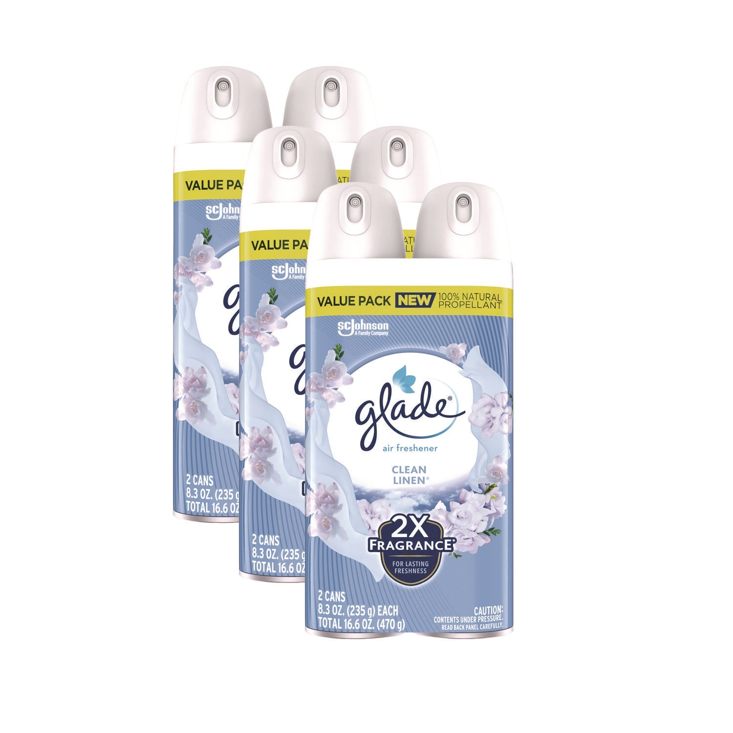 Glade Air Freshener | Clean Linen Scent 6/Carton
