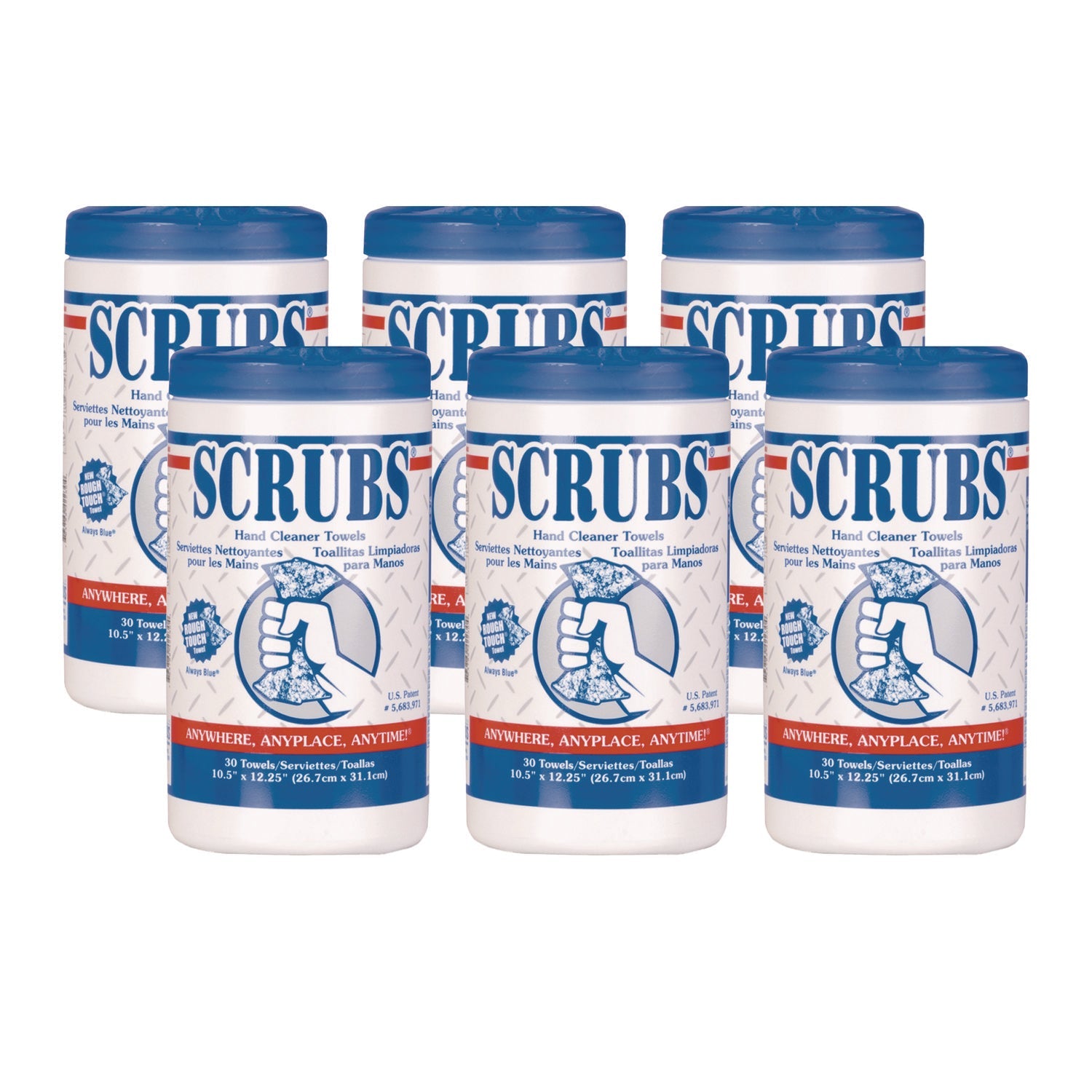 Hand Cleaner Towels | SCRUBS® Citrus Scent