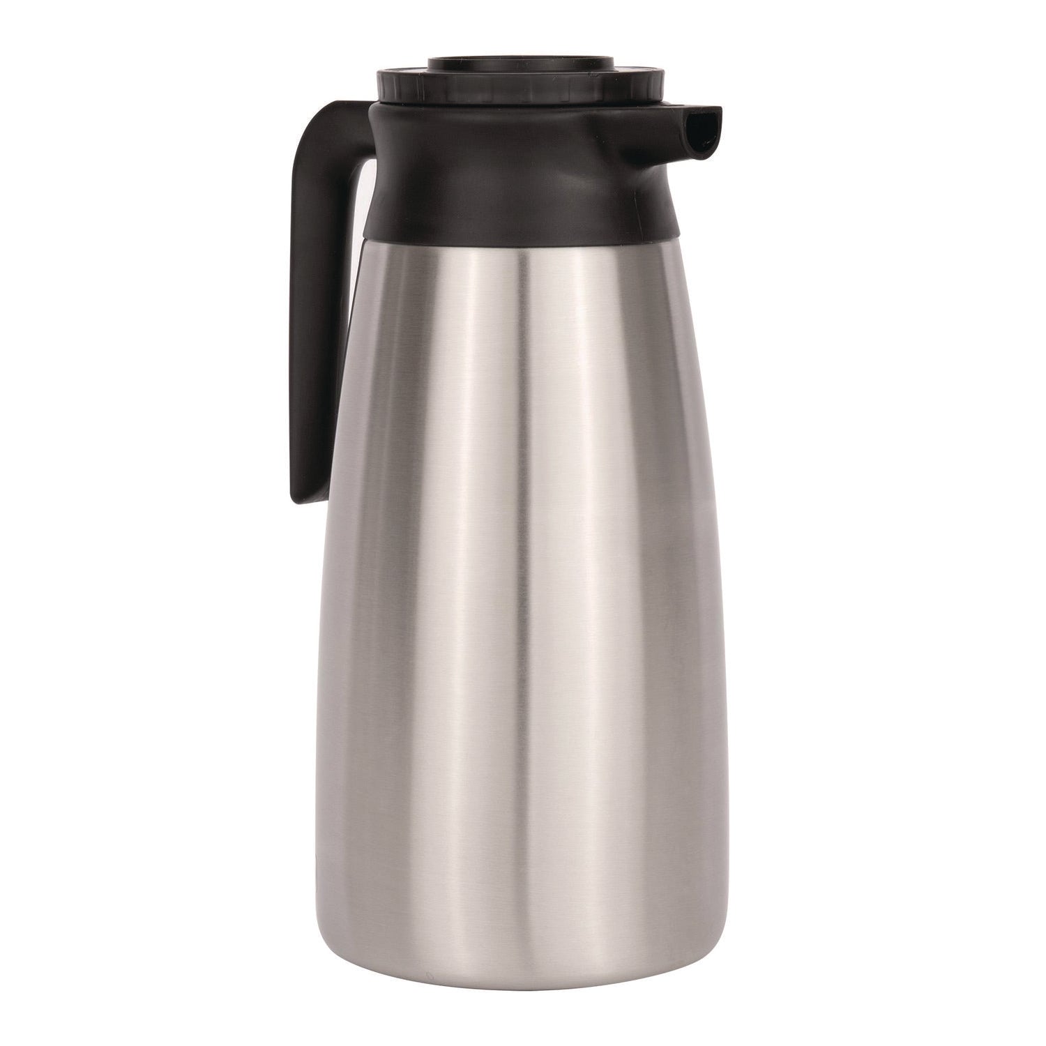 BUNN® 1.9 Liter Thermal Pitcher, Stainless Steel/black