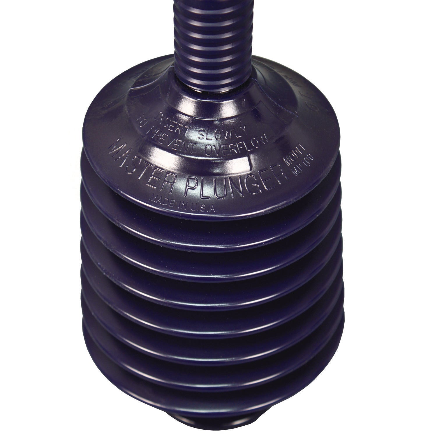 Impact® Deluxe Professional Plunger, 11.2" Polyethylene Handle, 6" Dia