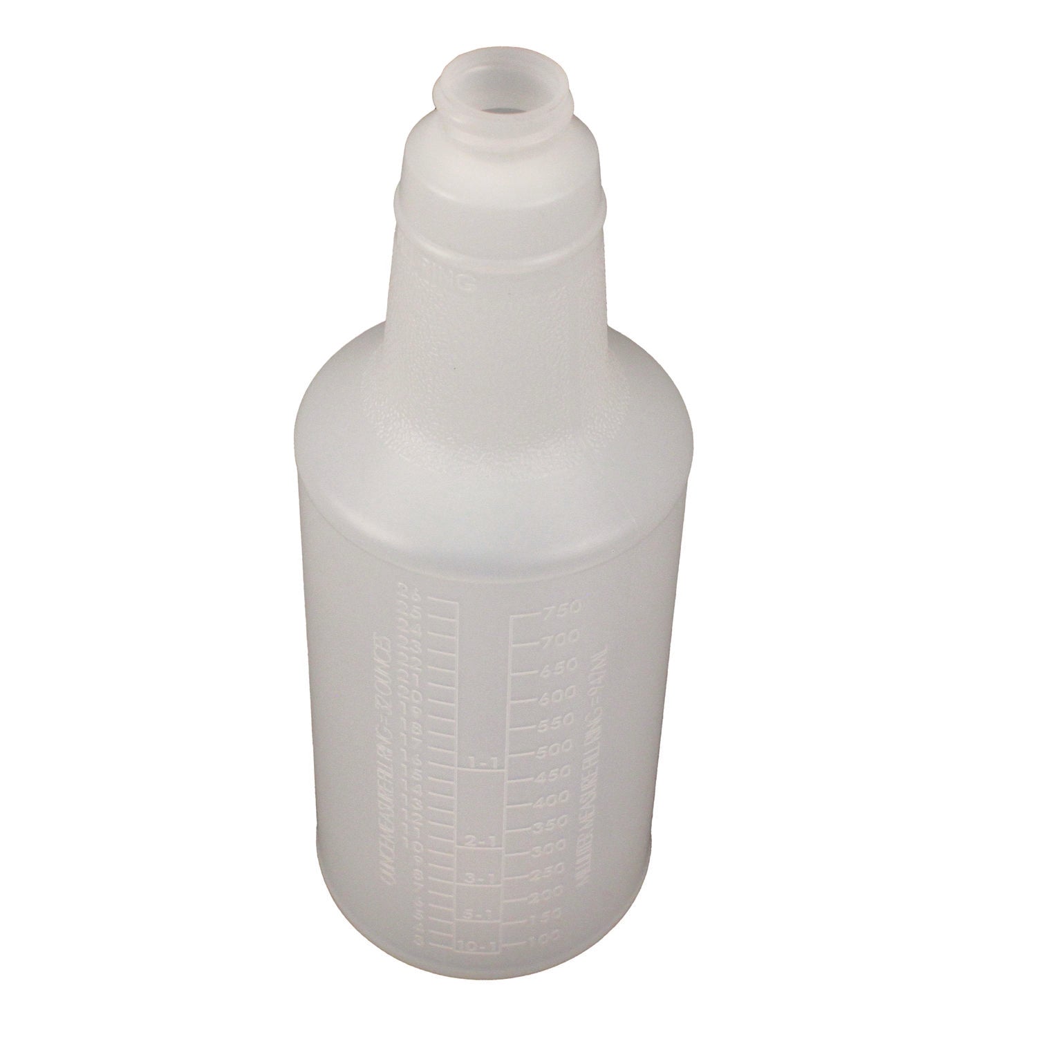 Impact® Plastic Bottles With Graduations, 32 Oz, Clear, 12/carton
