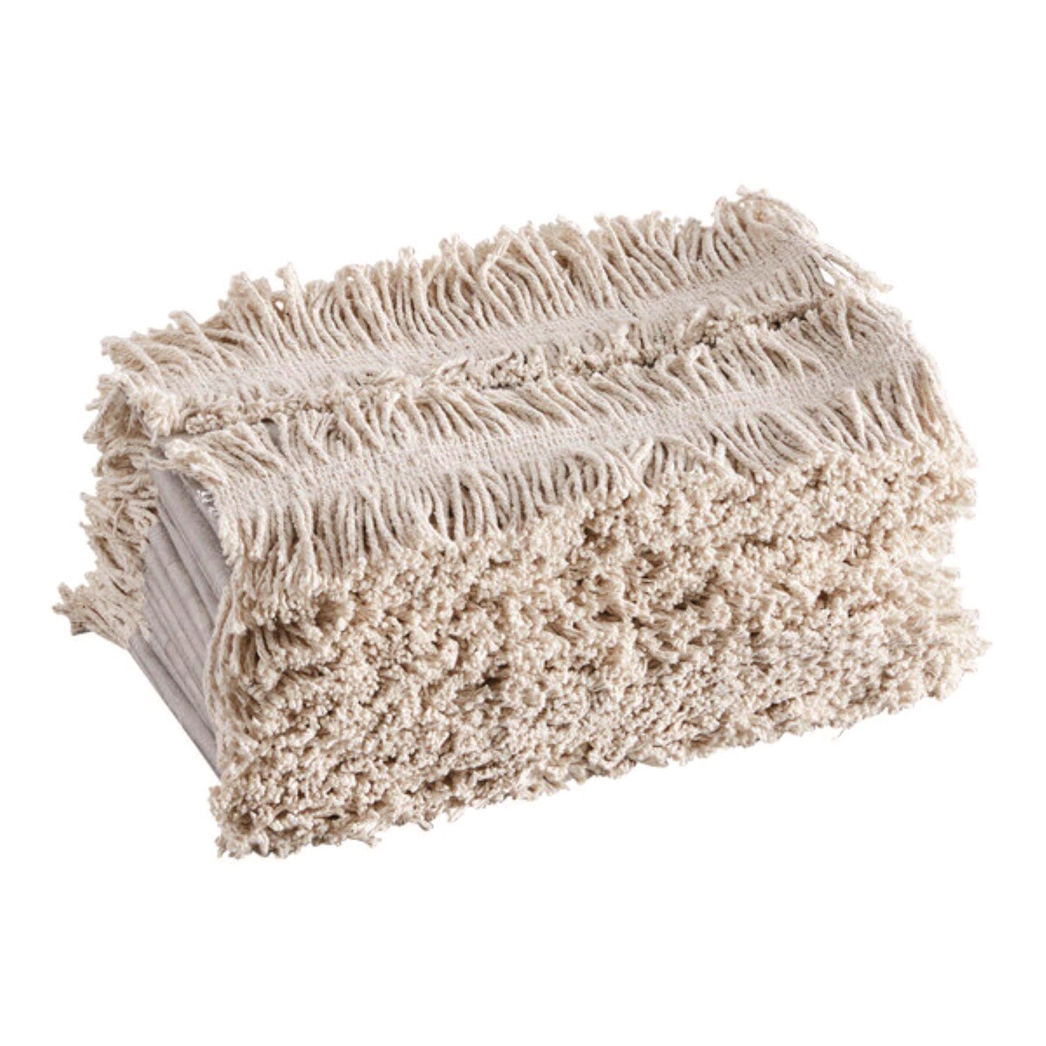 Rubbermaid® Commercial Cut To Length Dust Mops, Cotton, White, Cut-End, 5 X 40 Ft, 1 Box