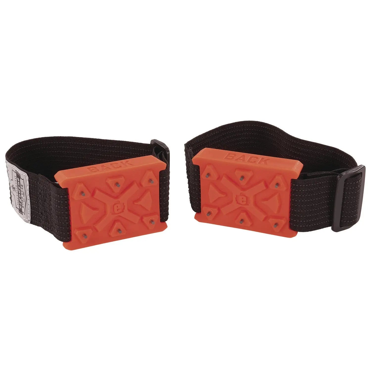 ergodyne® 6317 Orange Ice Cleats Mid-Sole Heeled Boot, One Size Fits Most, Orange, Pair