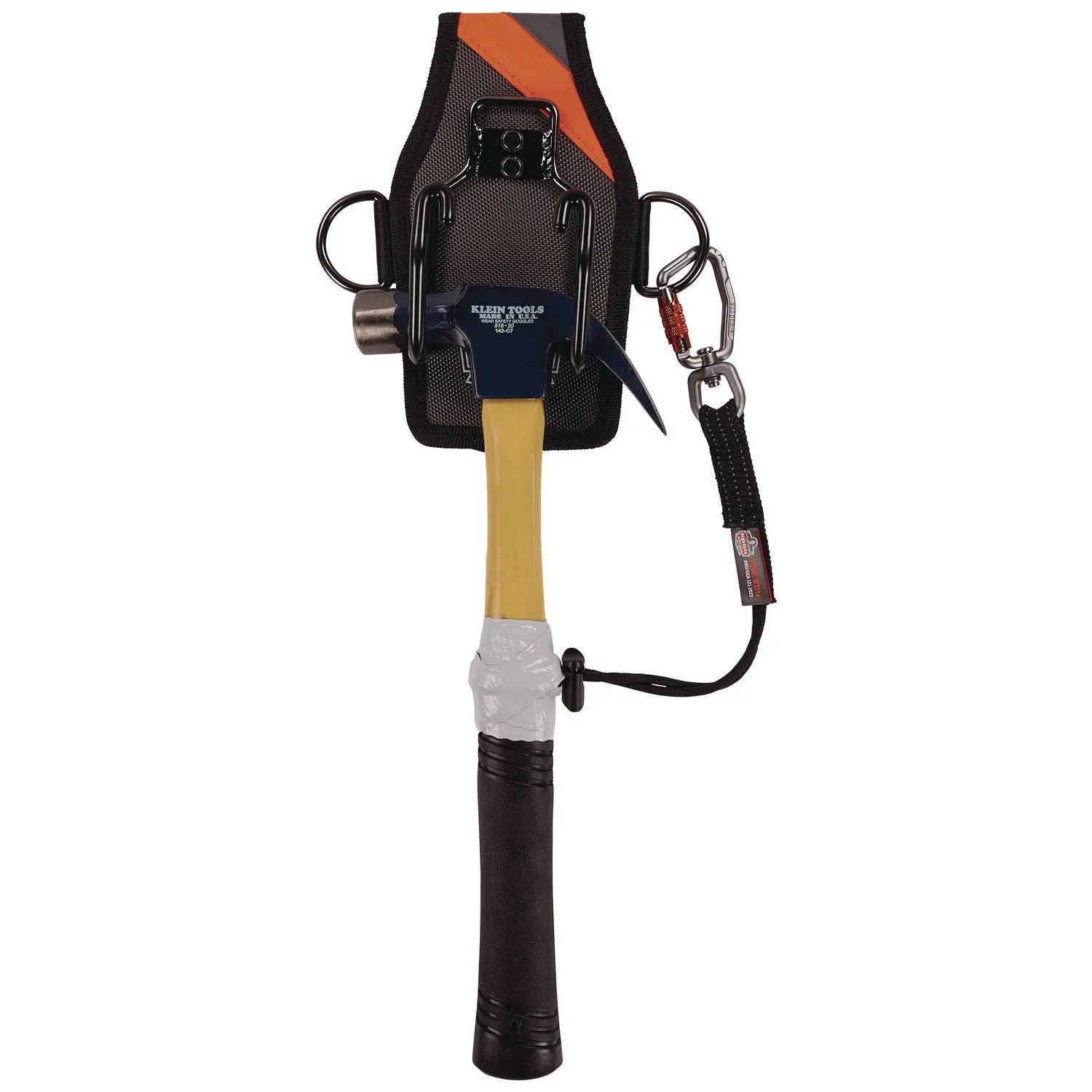 ergodyne® Squids 3755 Self-Adhering Tool Traps, Up to 15 lb Max Working Capacity, 12 ft Long, Gray, 10/Pack