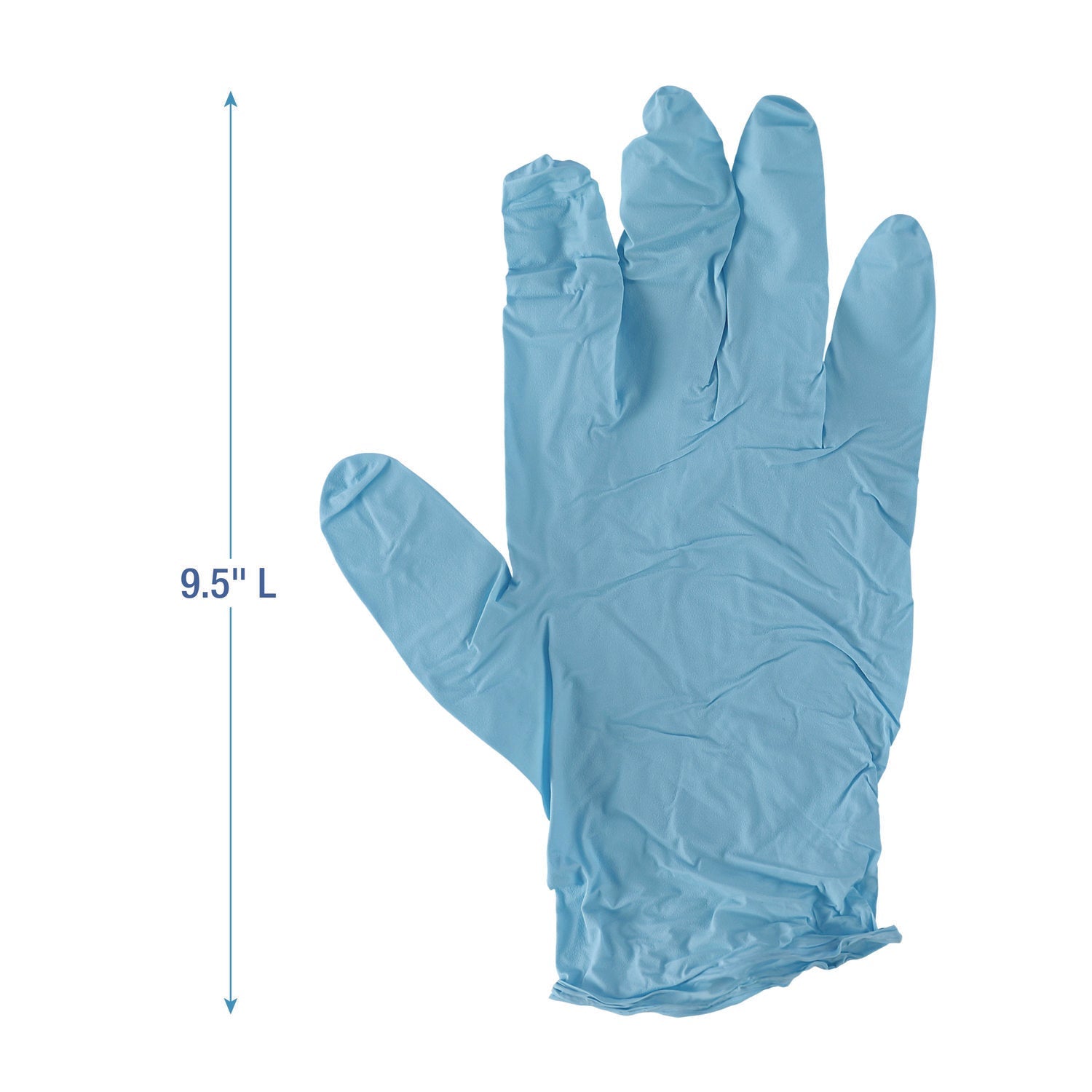 Boardwalk® Disposable Examination Nitrile Gloves, X-Large, Blue, 5 mil, 1,000/Carton - Bloom Skins