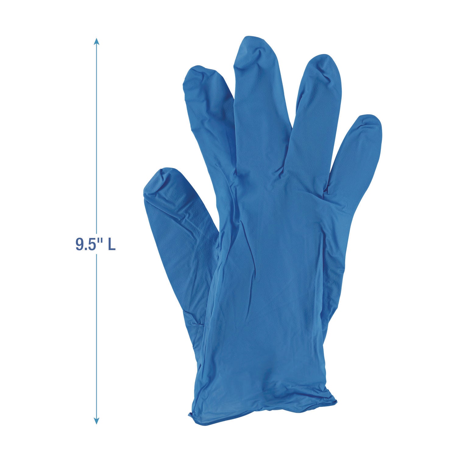 Boardwalk® Disposable General-Purpose Powder-Free Nitrile Gloves, X-Large, Blue, 5 mil, 100/Box