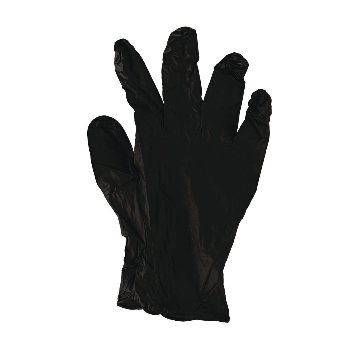 Boardwalk® Disposable General-Purpose Powder-Free Nitrile Gloves, Medium, Black, 4.4 mil, 100/Box, 10 Boxes/Carton