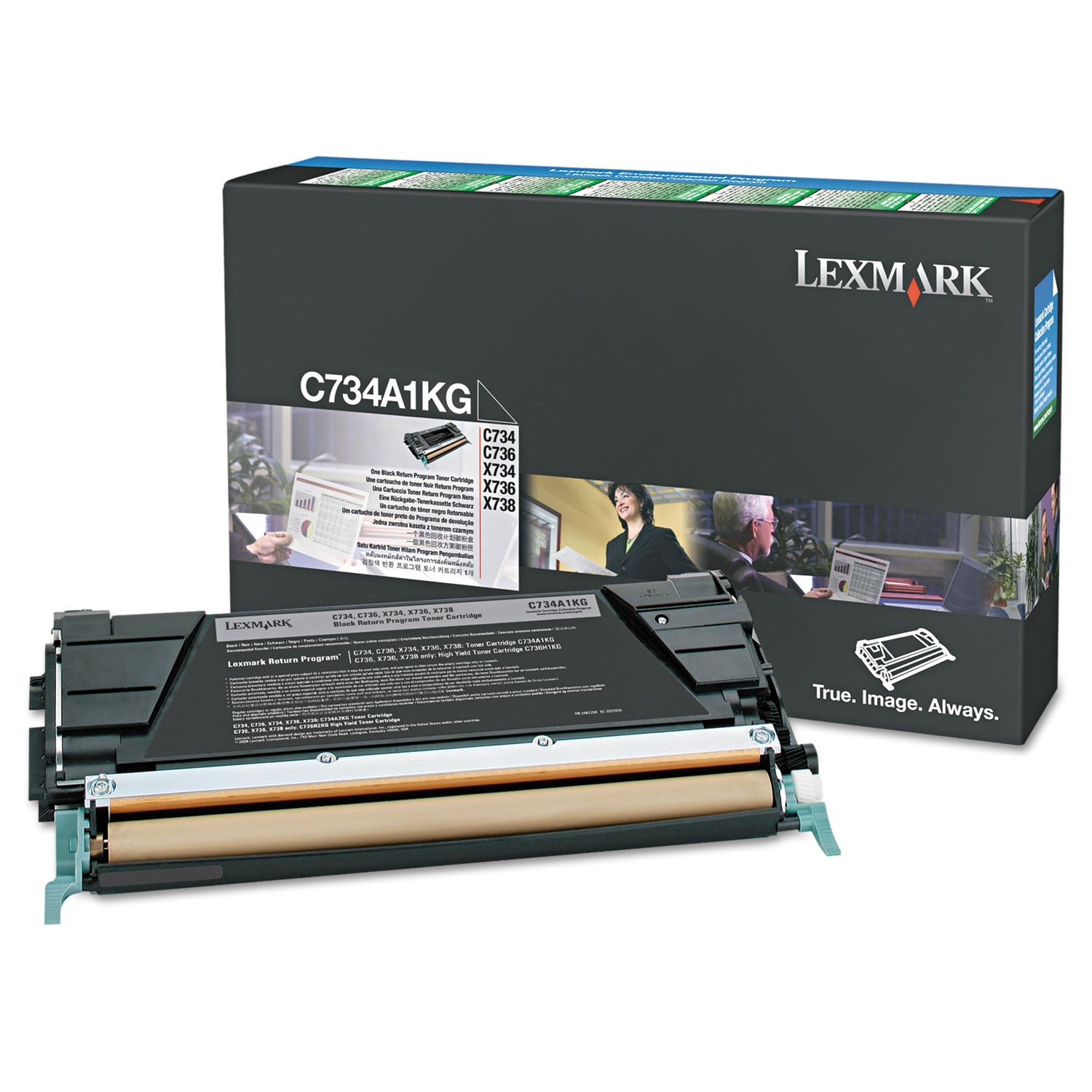Lexmark X746h1kg Toner | Return Program, Black