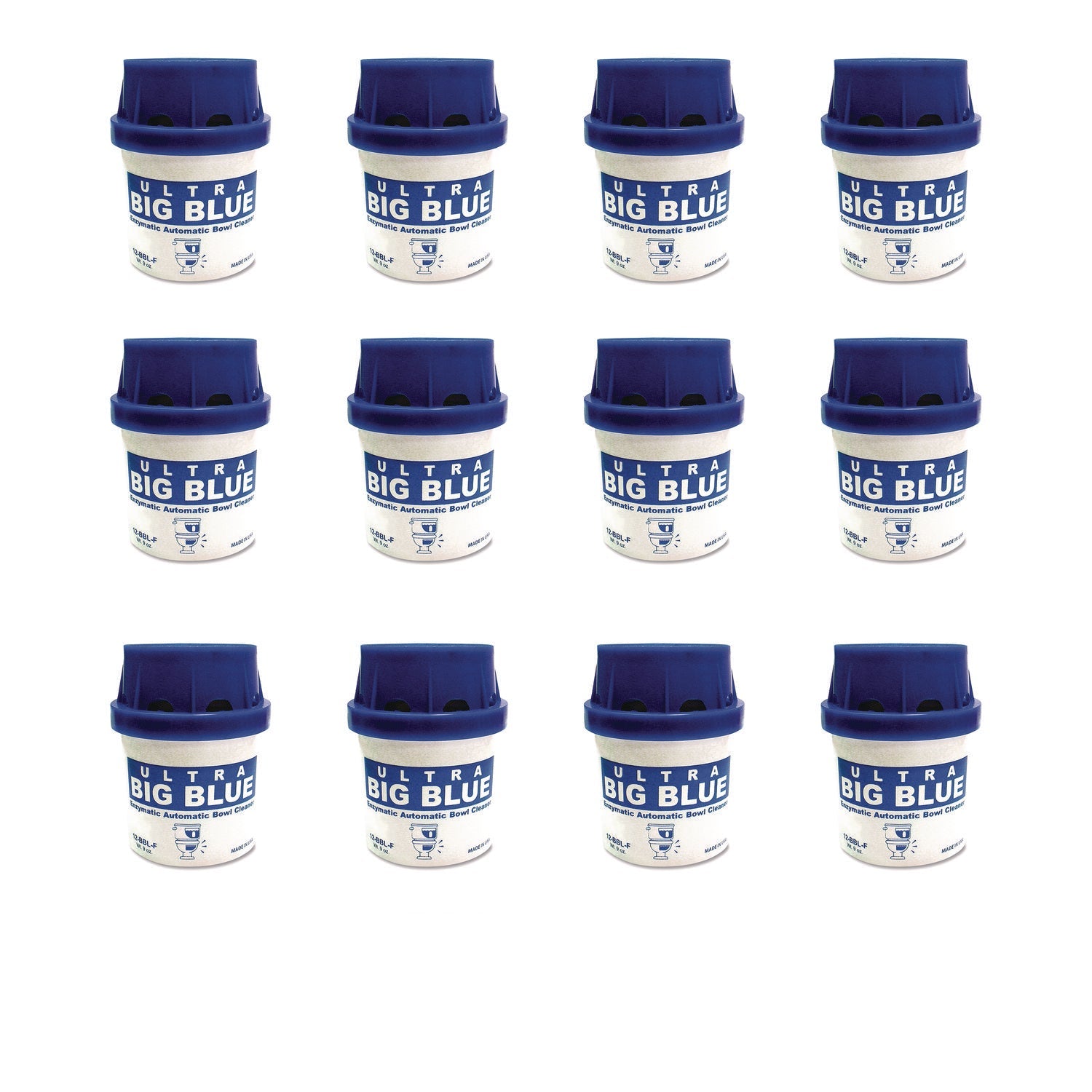 Boardwalk® In-Tank Automatic Toilet Bowl Cleaner, Unscented, 9 oz, 12/Box