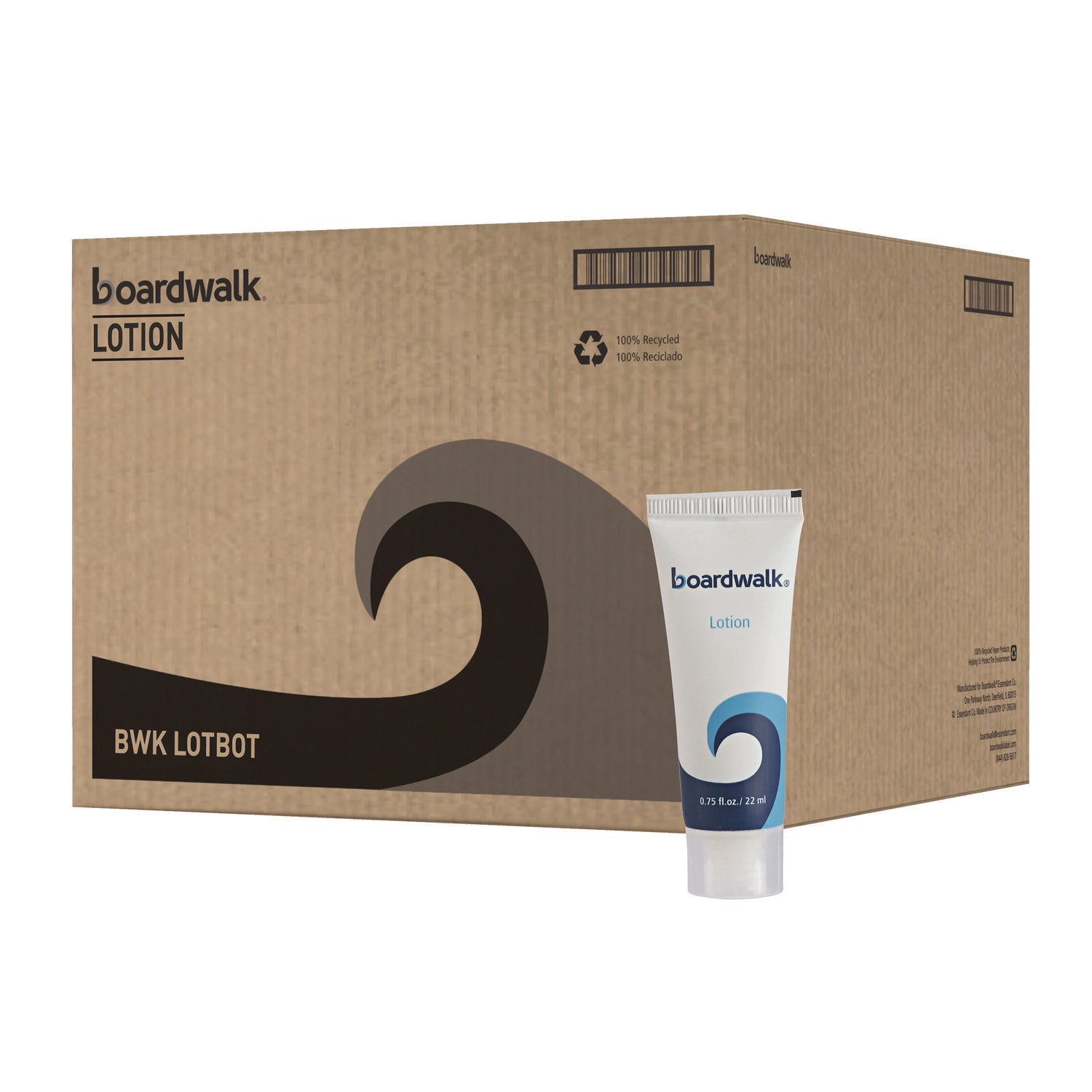 Boardwalk® Hand And Body Lotion, 0.75 Oz Bottle, Fresh Scent, 288/carton