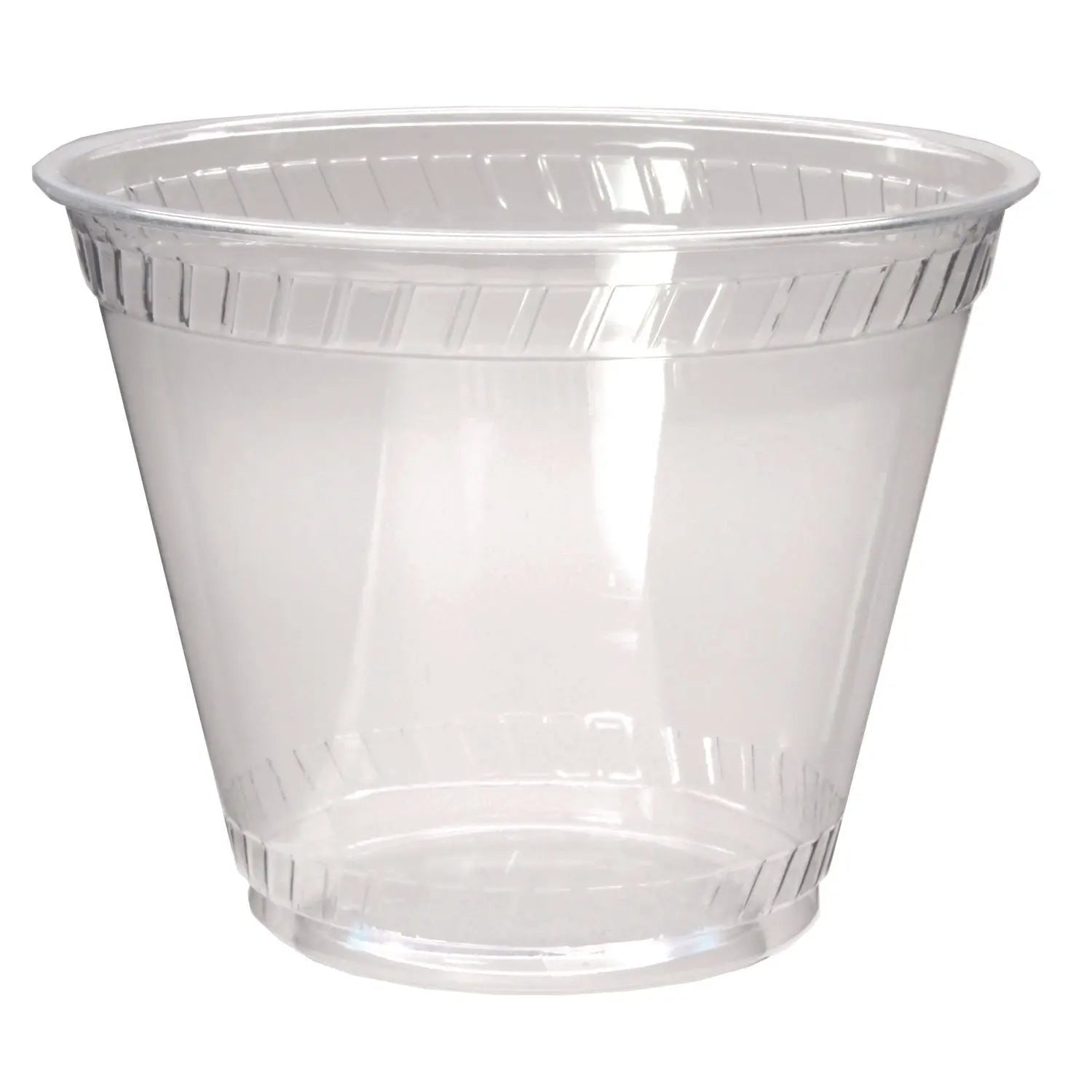 Fabri-Kal® Kal-Clear PET Cold Drink Cups, Old Fashioned Glass, 9 oz, Plastic, Clear, 50/Sleeve, 20 Sleeves/Carton