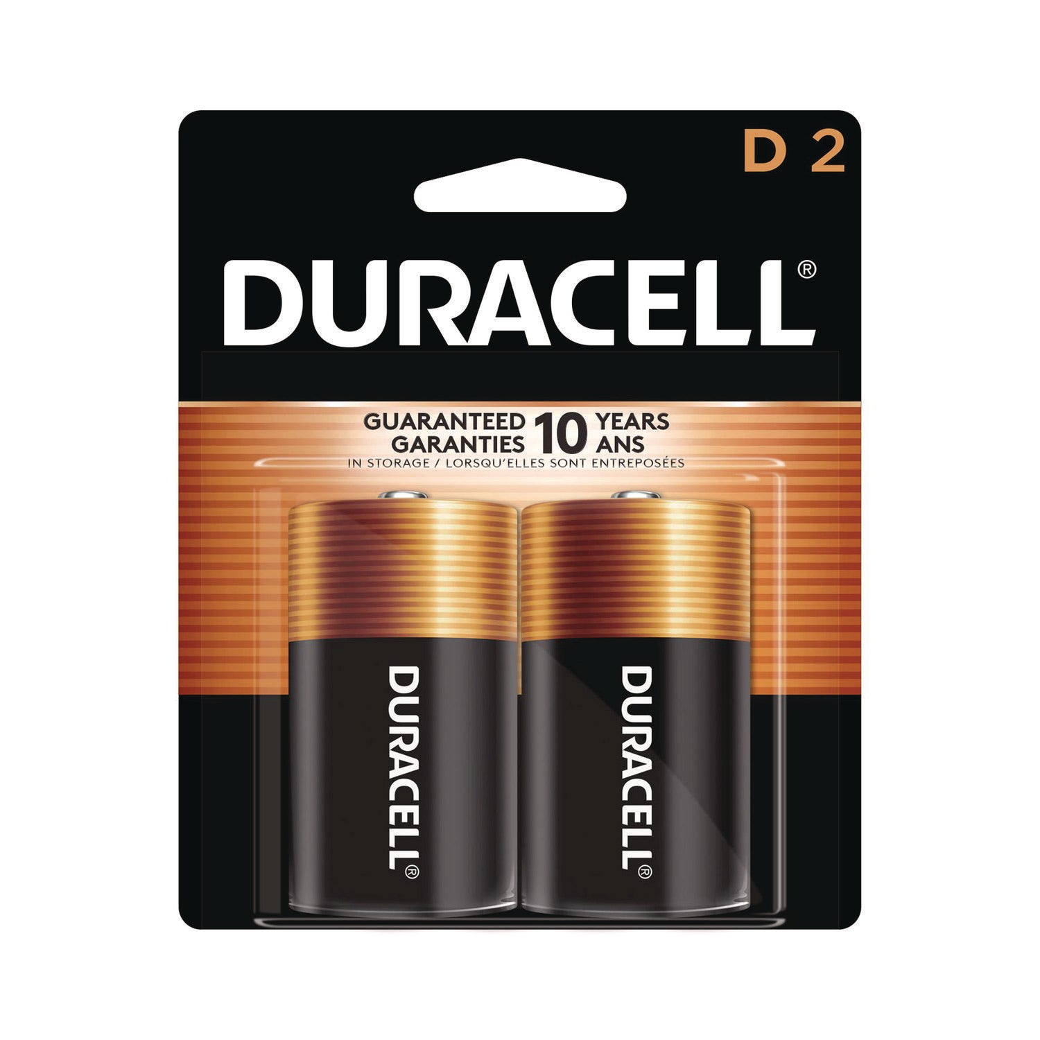 Coppertop Alkaline D Batteries | Duracell® 2/Pack