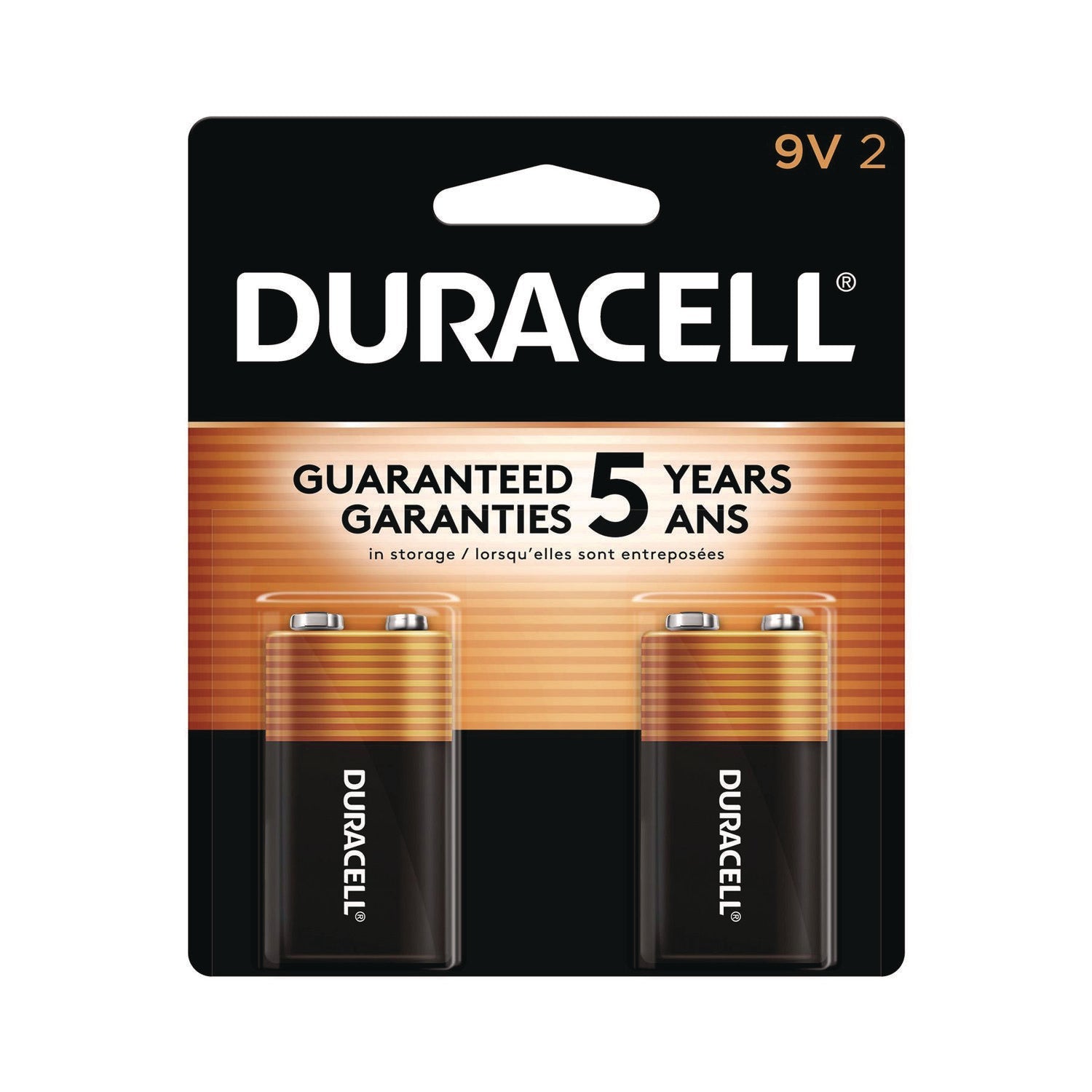 Coppertop Alkaline 9v Batteries | Duracell® 2/Pack