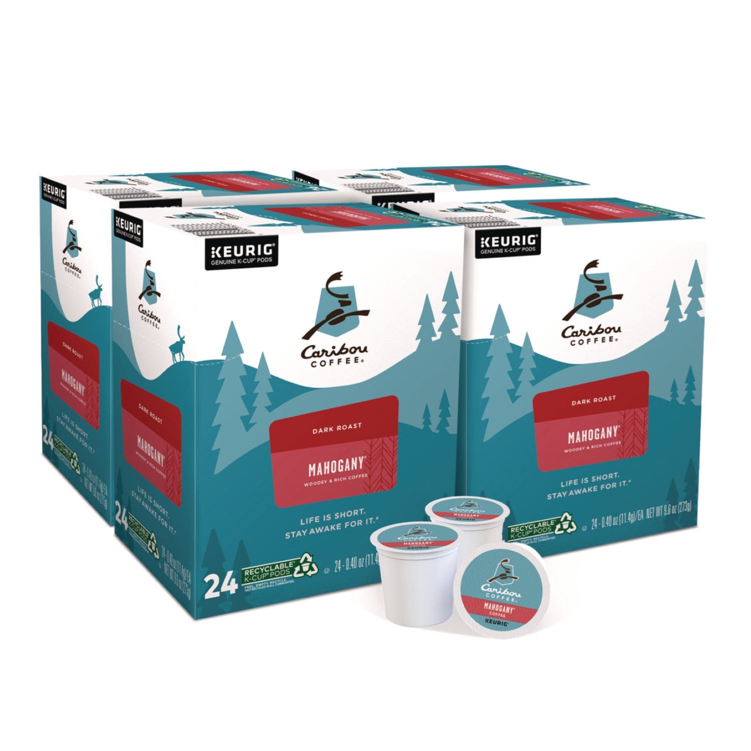 Caribou Coffee Mahogany K-Cups | 96-Count