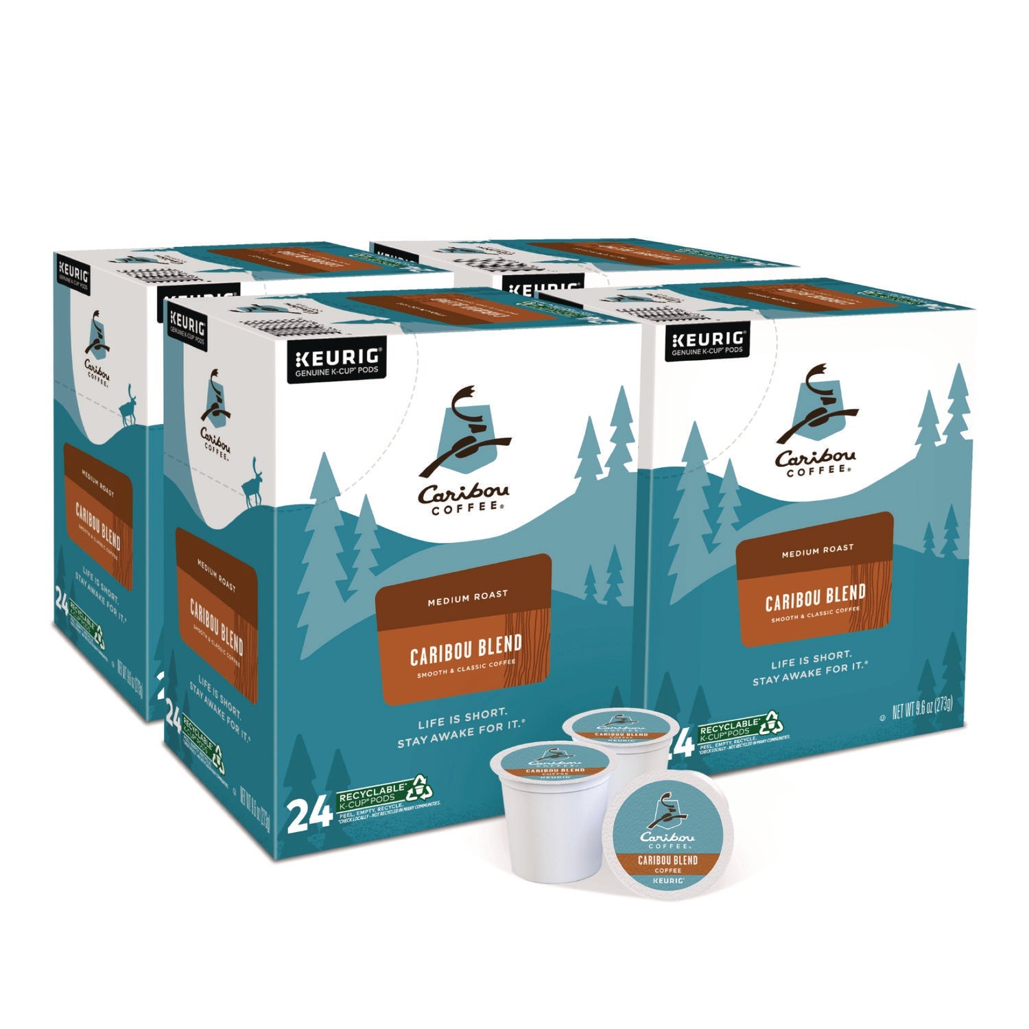 Caribou Blend Coffee K-Cups | 96-Count