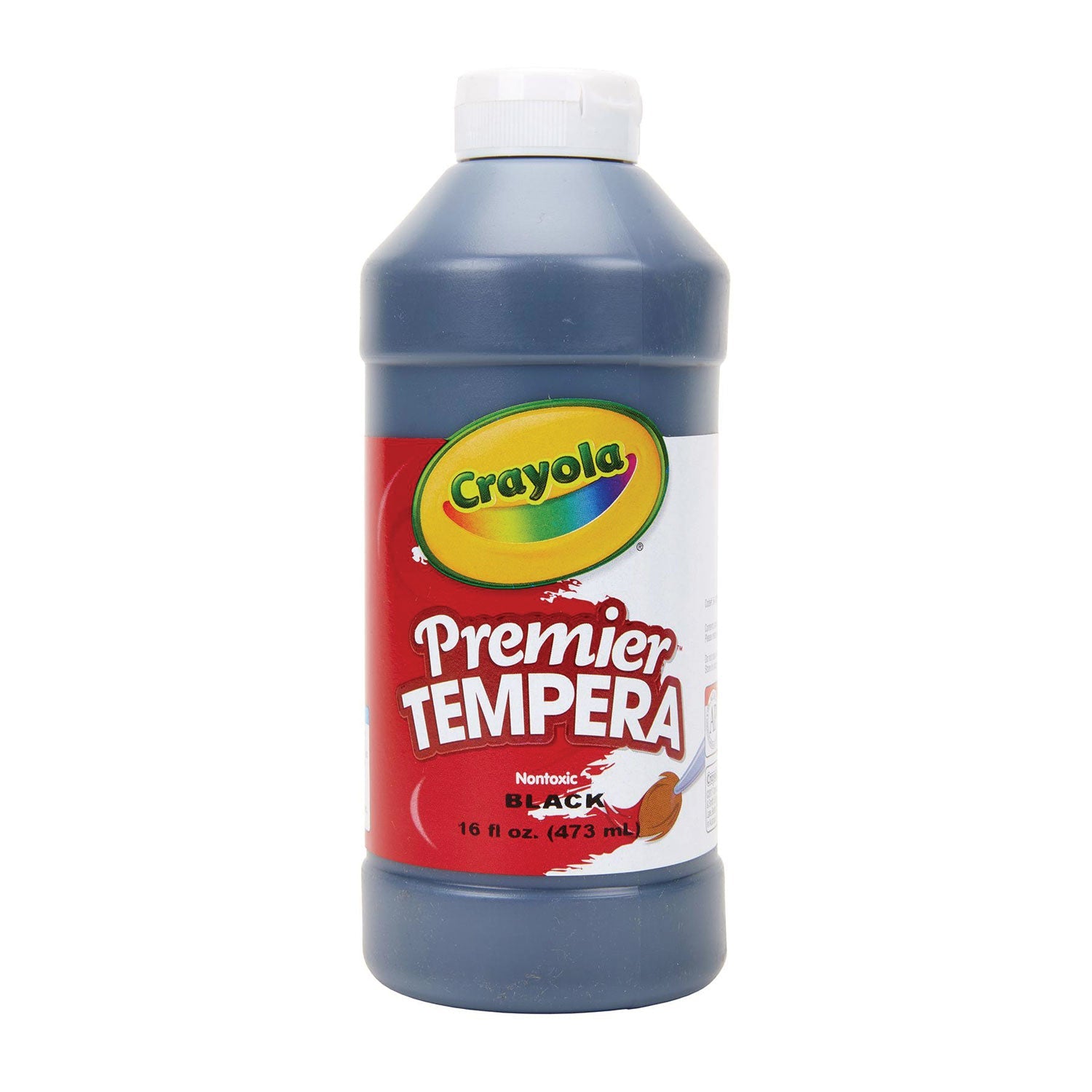 Crayola® Premier Tempera Paint, Black, 16 Oz Bottle