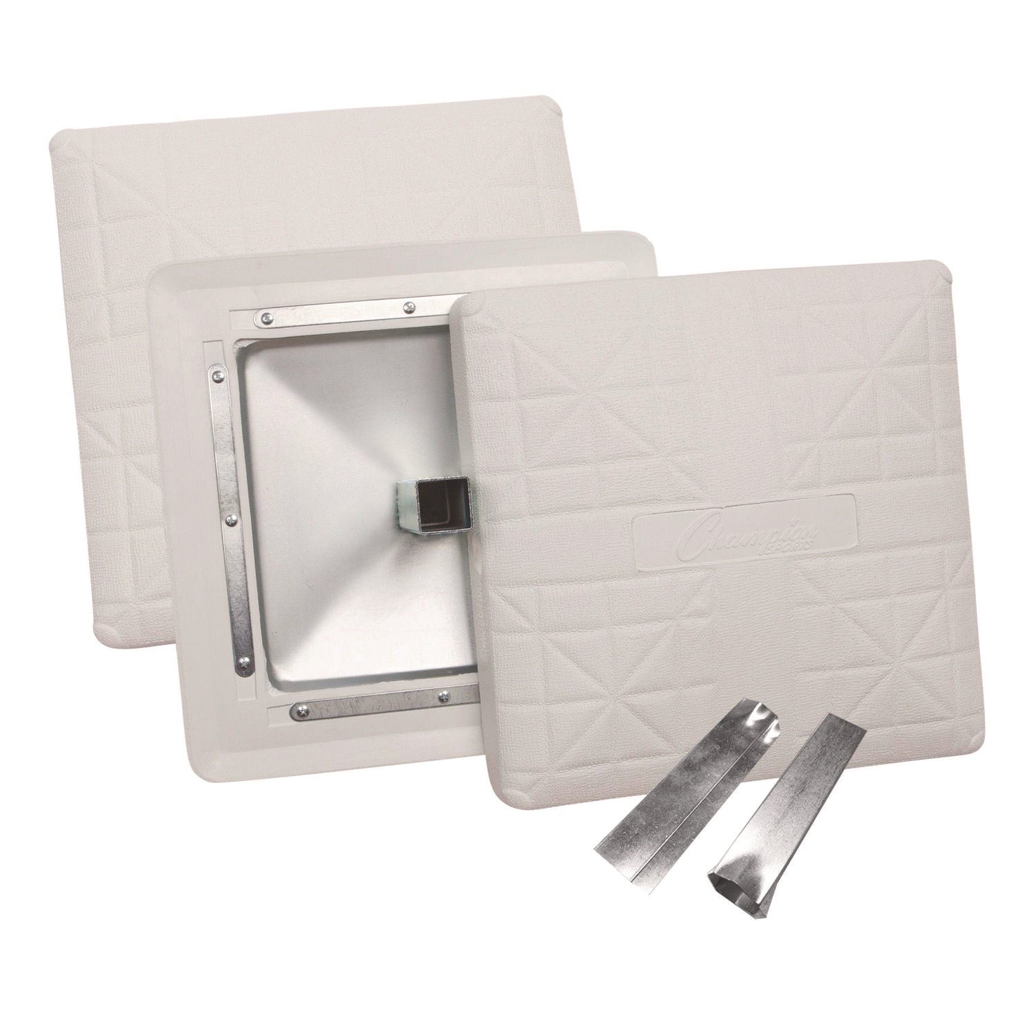 Champion Sports Hollywood Pro Anchored Base Set, 15" x 15", 3/Set