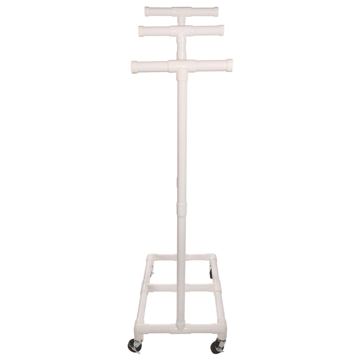 Champion Sports Jump Rope and Hoop Cart, Plastic, 19 x 28 x 69, White