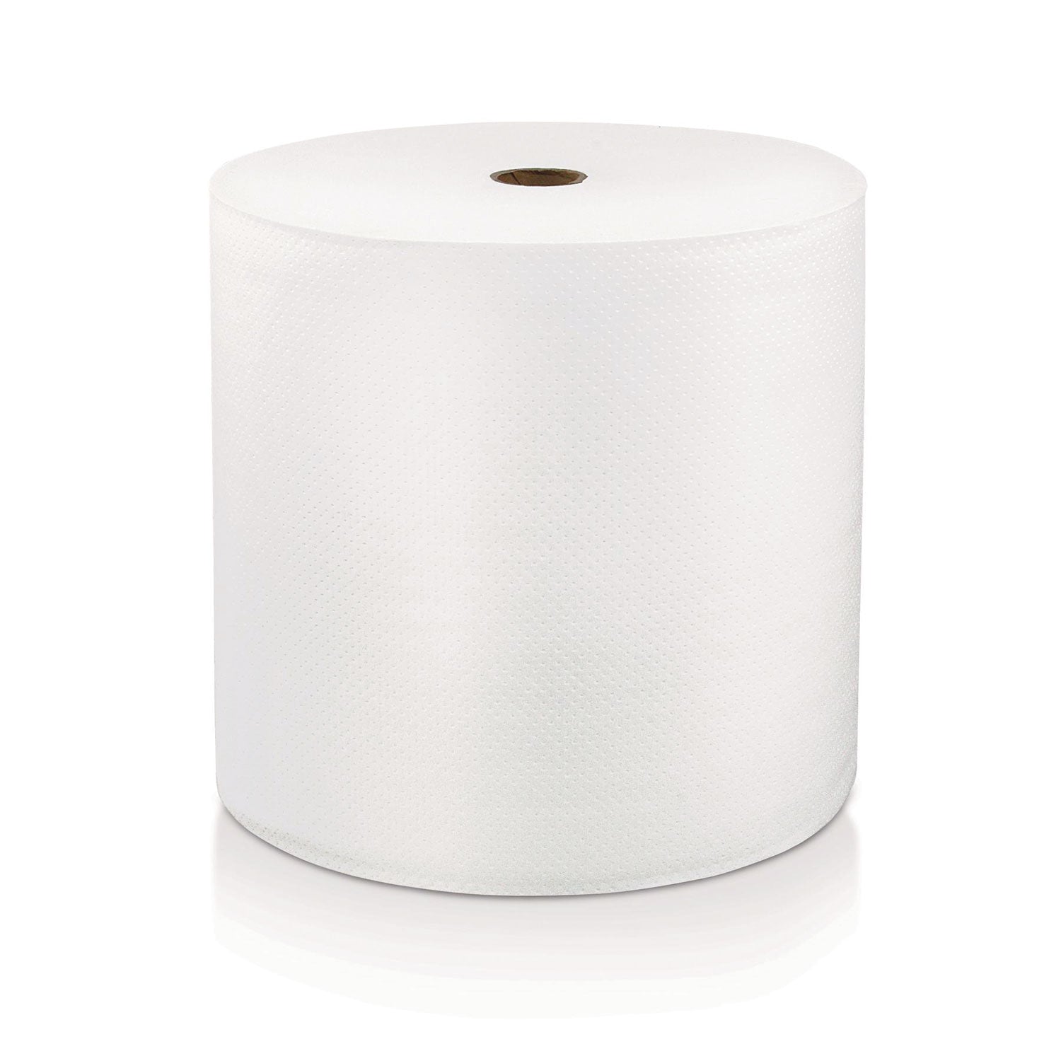 LoCor® Hard Wound Roll Towel, 1-Ply, 8" x 800 ft, White, 6 Rolls/Carton