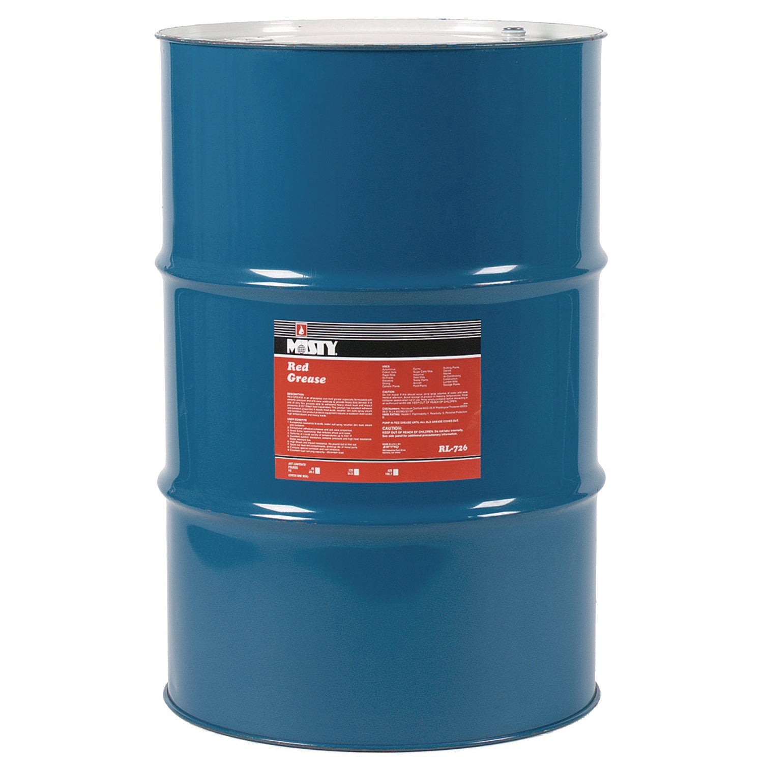 Misty® NLGI #2 Red Grease, 120 lb Drum