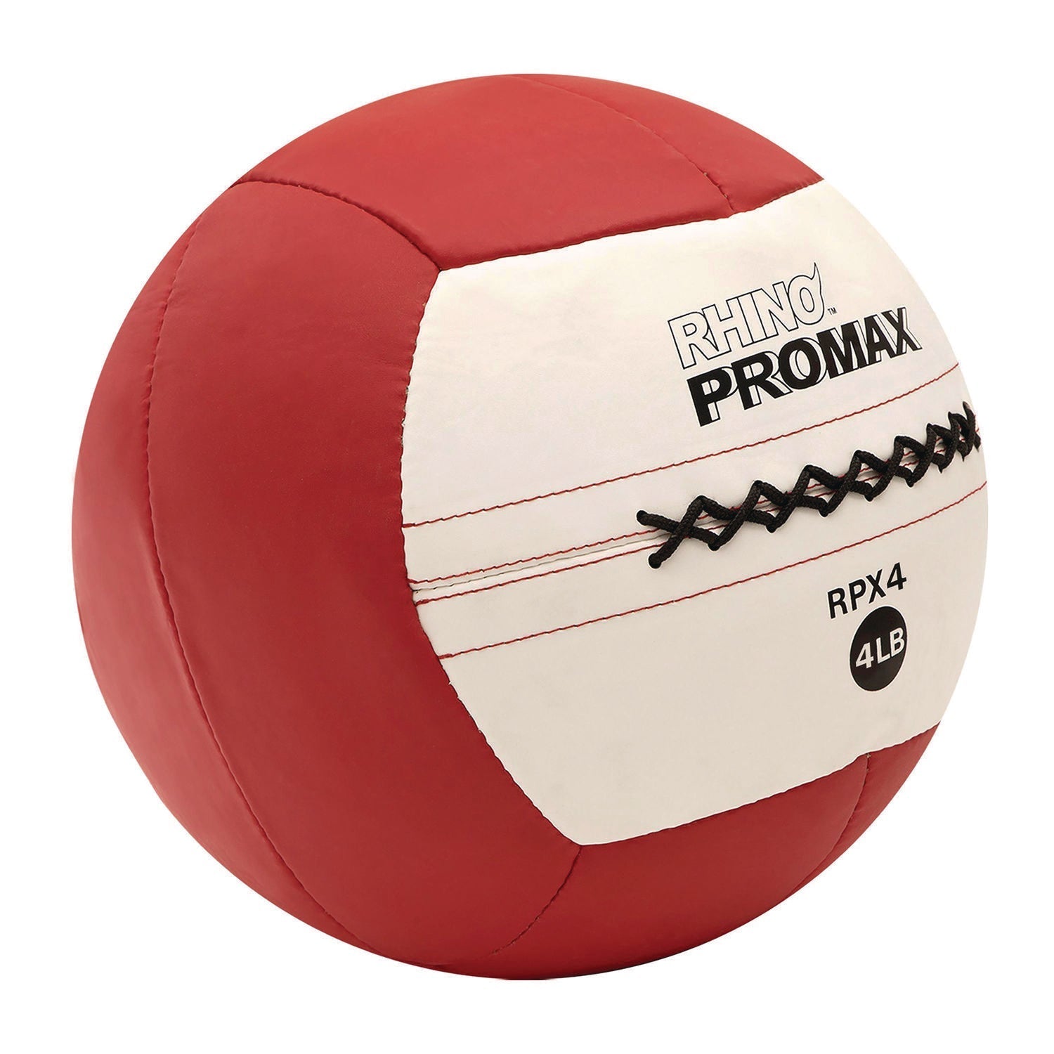 Champion Sports Rhino Promax Medicine Ball, 4 lb, Red