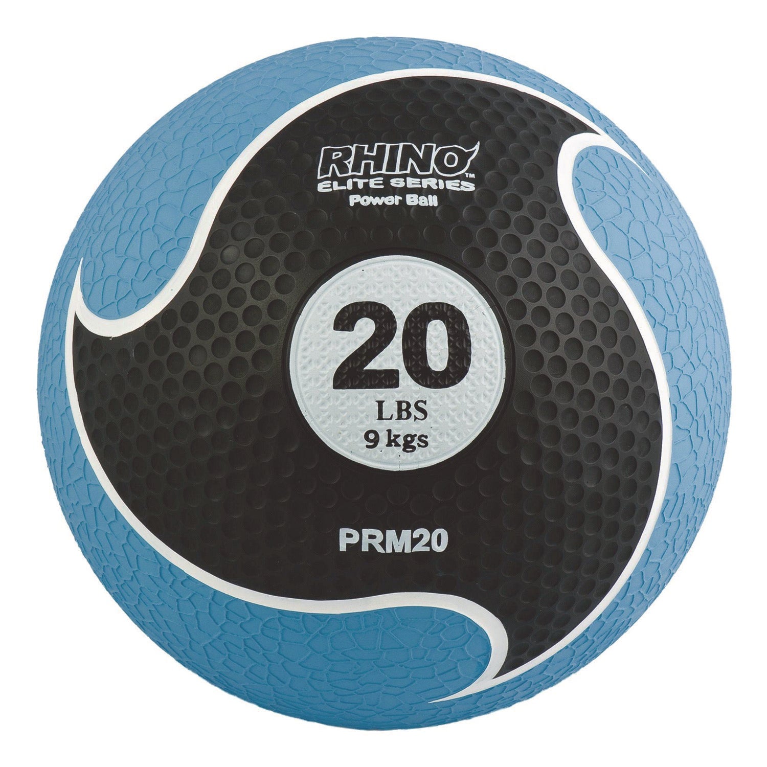 Champion Sports Rhino Elite Medicine Ball, 20 lb, Blue