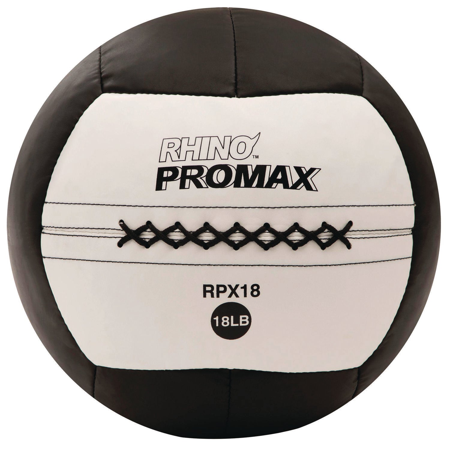 Champion Sports Rhino Promax Medicine Ball, 18 lb, Black