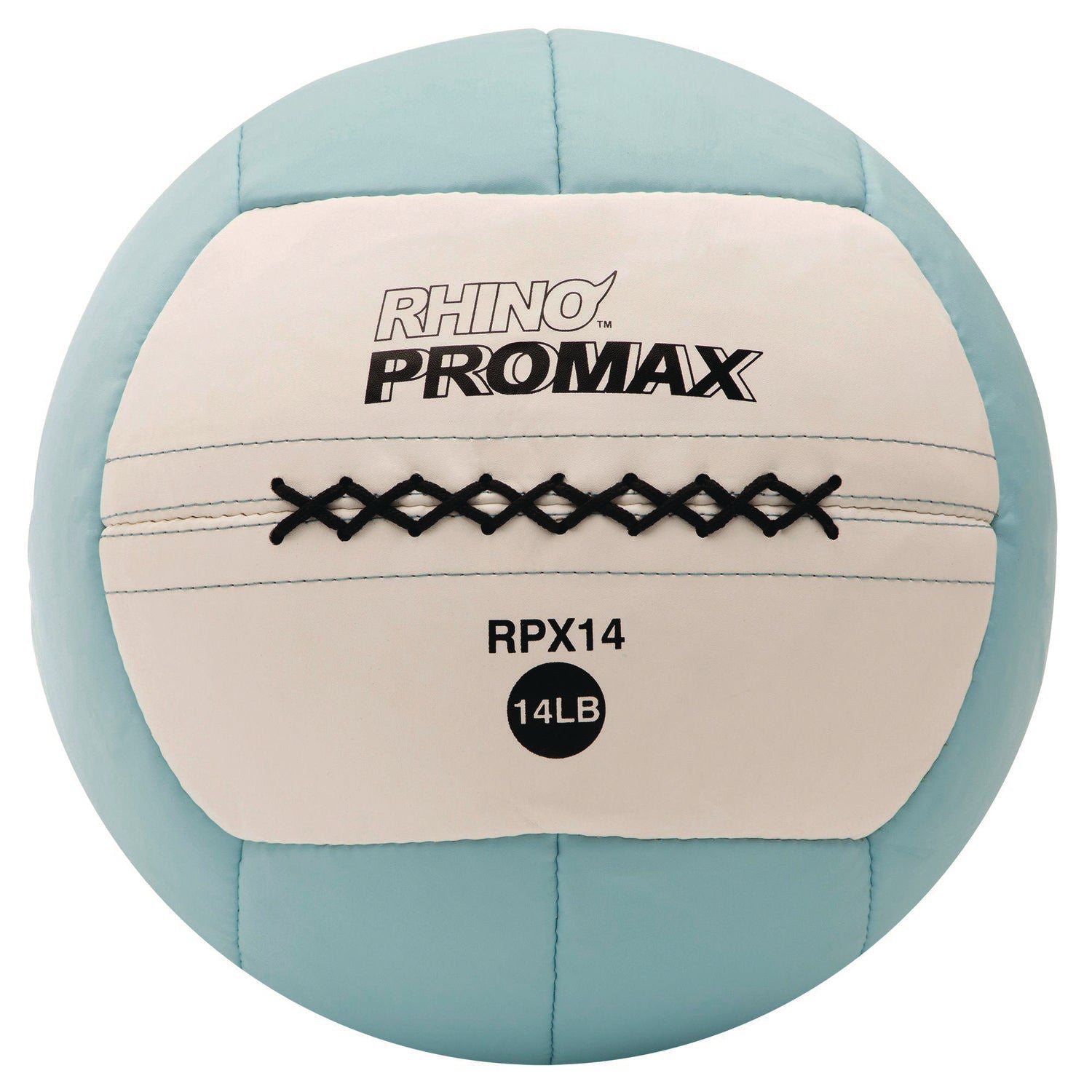 Champion Sports Rhino Promax Medicine Ball, 14 lb, Light Blue