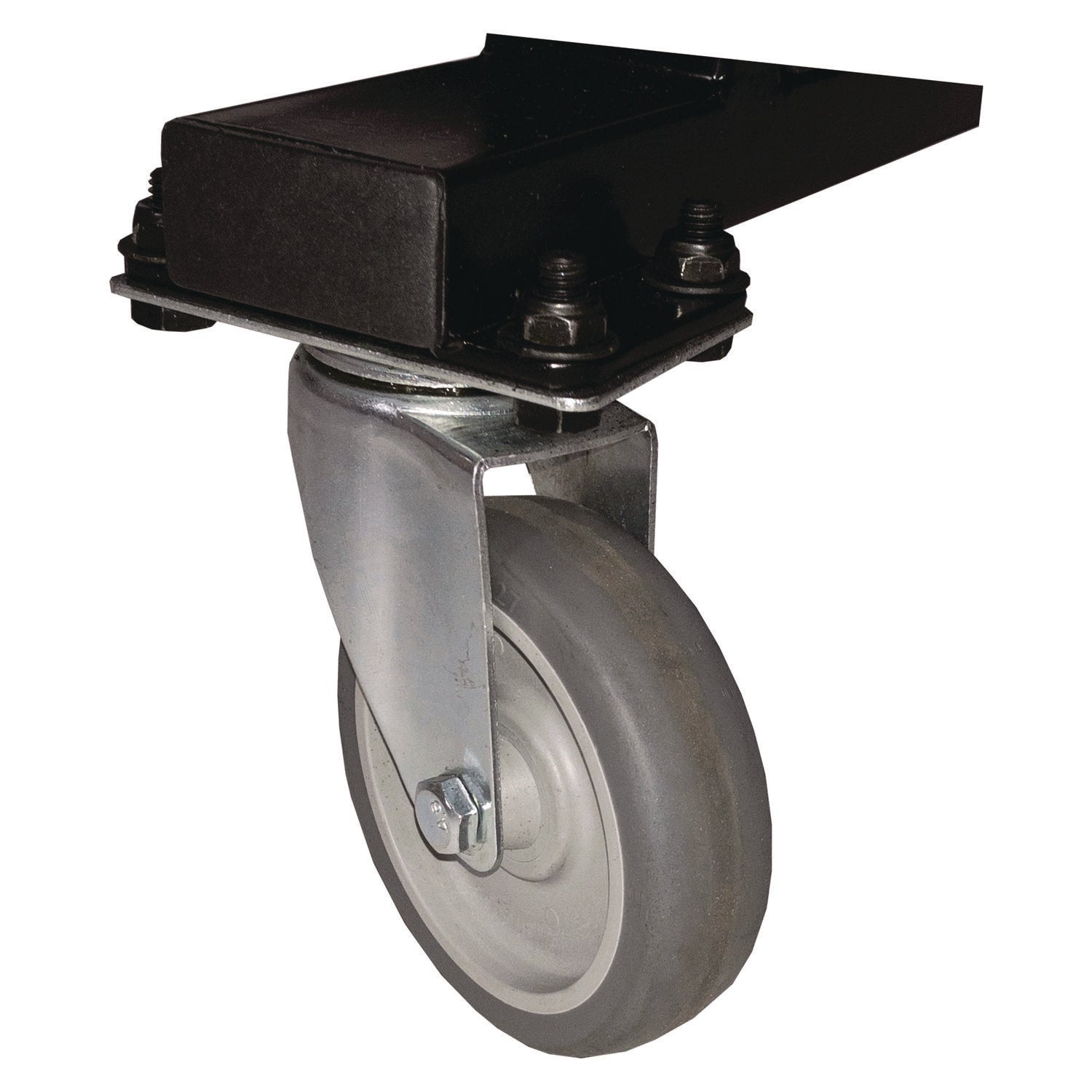 Champion Sports Deluxe Heavy-Duty Basketball Cart, Metal, 220 lb Capacity, 16 x 50.75 x 34.75, Black