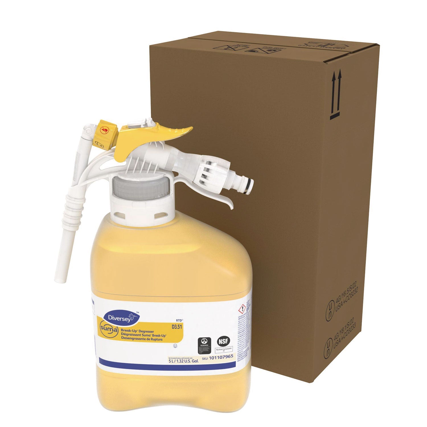 Diversey™ Suma Break-Up Degreaser D3.51, 5 L Bottle with Sprayer - Bloom Skins