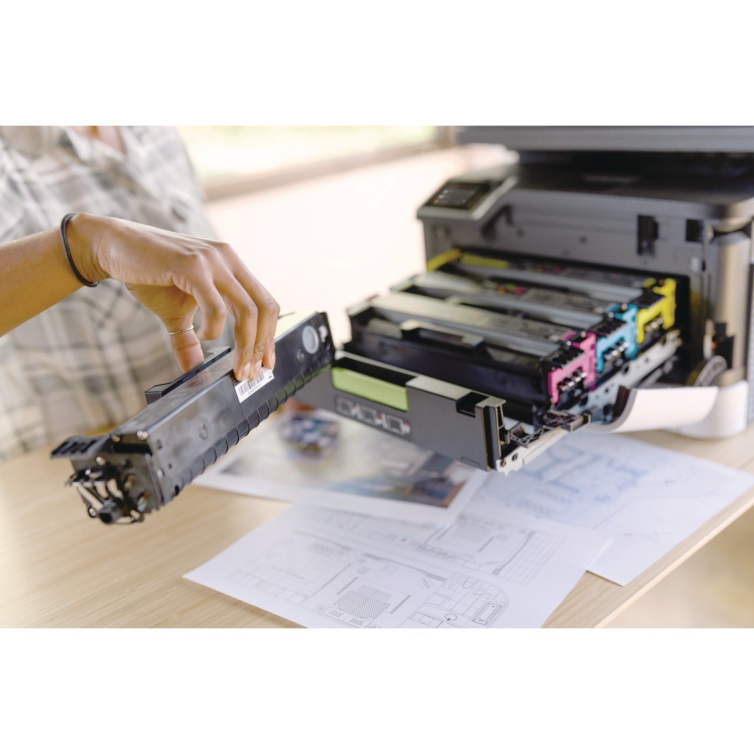Lexmark™ 76C00M0 Toner, 11,500 Page-Yield, Magenta - Bloom Skins