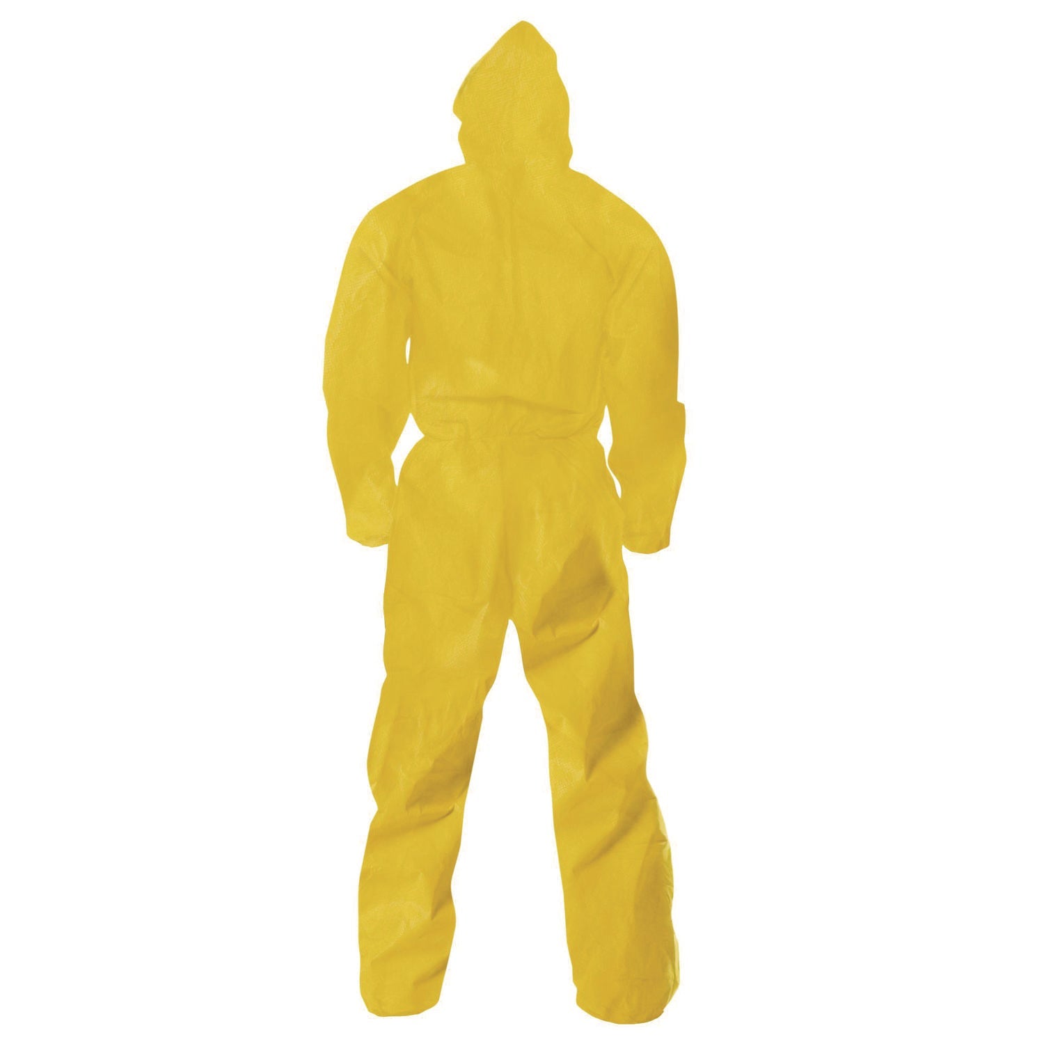 KleenGuard™ A70 Chemical Spray Protection Coveralls, Elastic Wrists, Ankles, Hood, 3X-Large, Yellow, 12/Carton