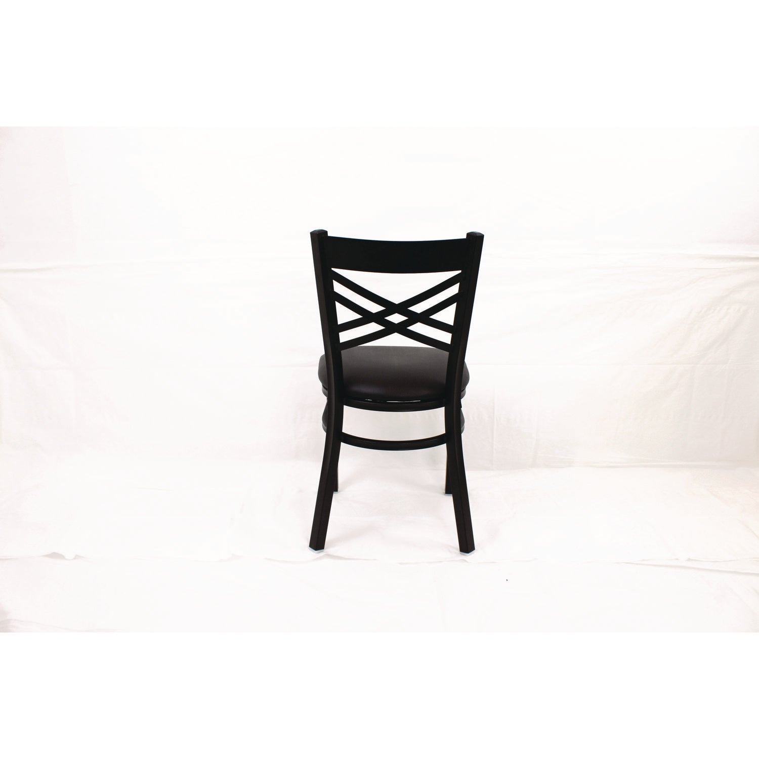 JMC Furniture X Series Chair, Supports Up to 300 lb, 18" Seat Height, Black Seat, Black Back, Black Base - Bloom Skins