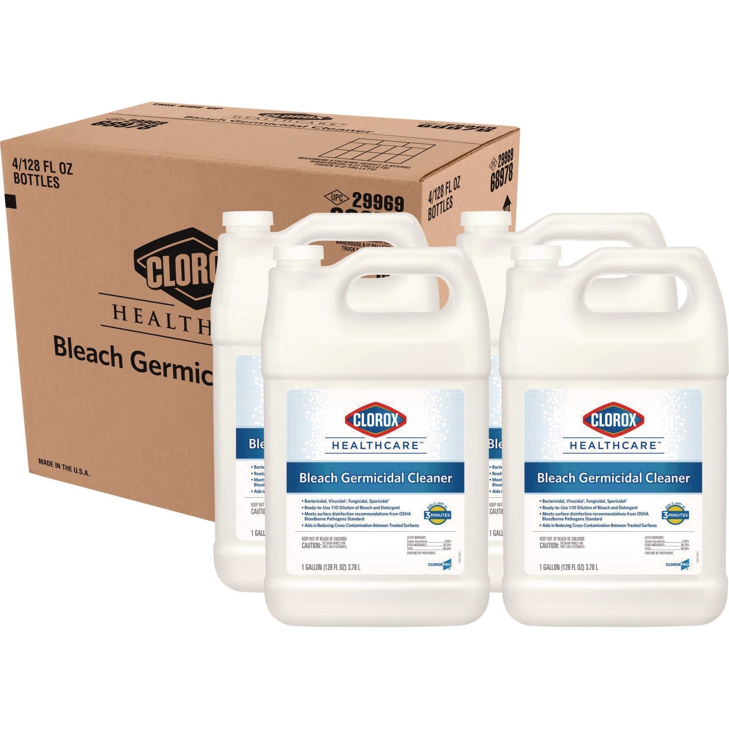 Clorox Healthcare Bleach Germicidal Cleaner | 4/Ct